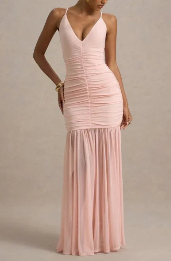 Mermaid Maxi Stretch Formal Evening Dresses 937452234687 - COCOMELODY