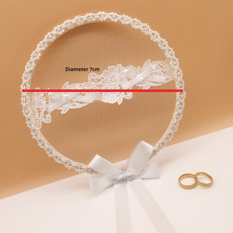 Wooden ring box Lace bow ring pillow embroidery hoop 586423423840 - 7 Days / Style A - COCOMELODY