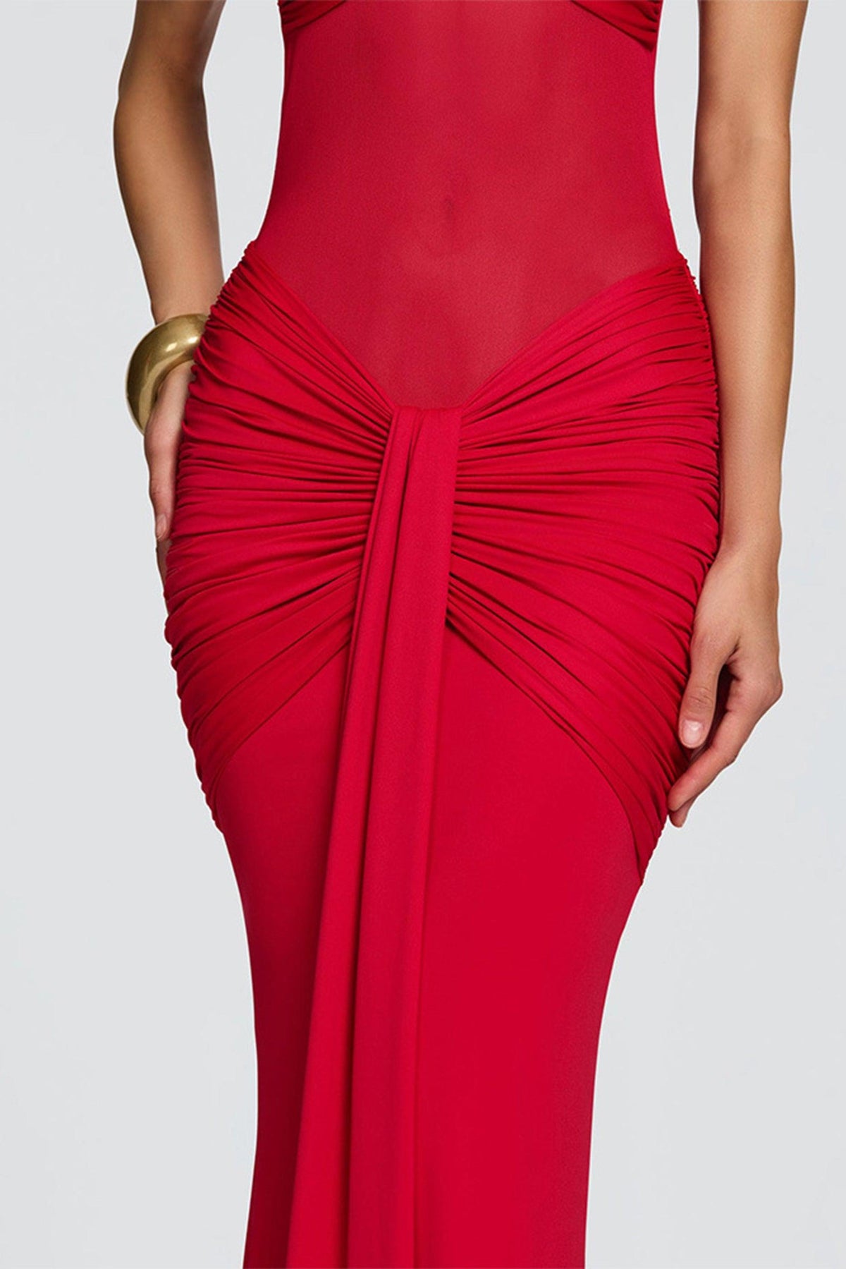 Trumpet-Mermaid Maxi Polyester Semi-Formal Dresses 949331507745 - 7 Days / Yellow / S - COCOMELODY