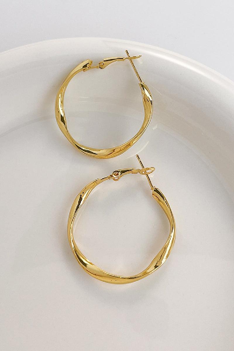 Mobius earrings Hoop earrings 810099306103 - COCOMELODY