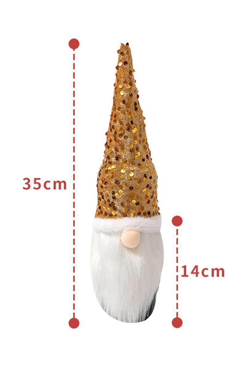 Christmas decorations sequin faceless doll bottle sleeve party 844089687689 - COCOMELODY