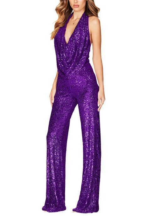 Jumpsuit Maxi Sequins Formal Evening Dresses 678030856246