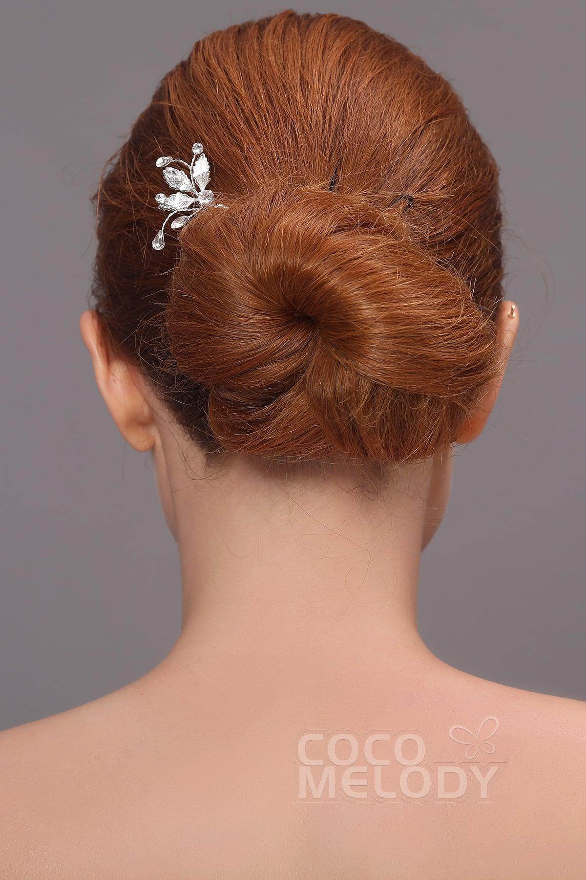 Romantic Alloy Hairpins with Rhinestone AH17001 - COCOMELODY