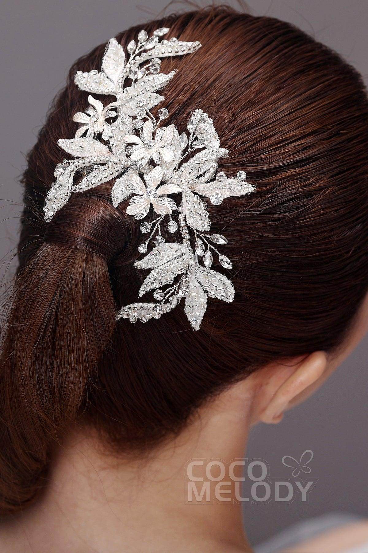 Fashion Alloy Hairpins with Rhinestone AH17031 - COCOMELODY