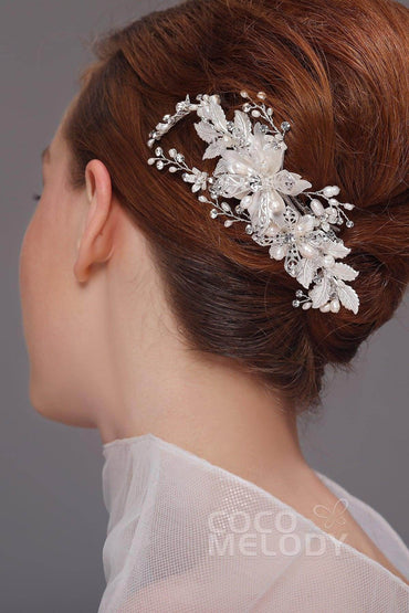 Luxurious Alloy Hairpins with Imitation Pearl AH17041 - COCOMELODY