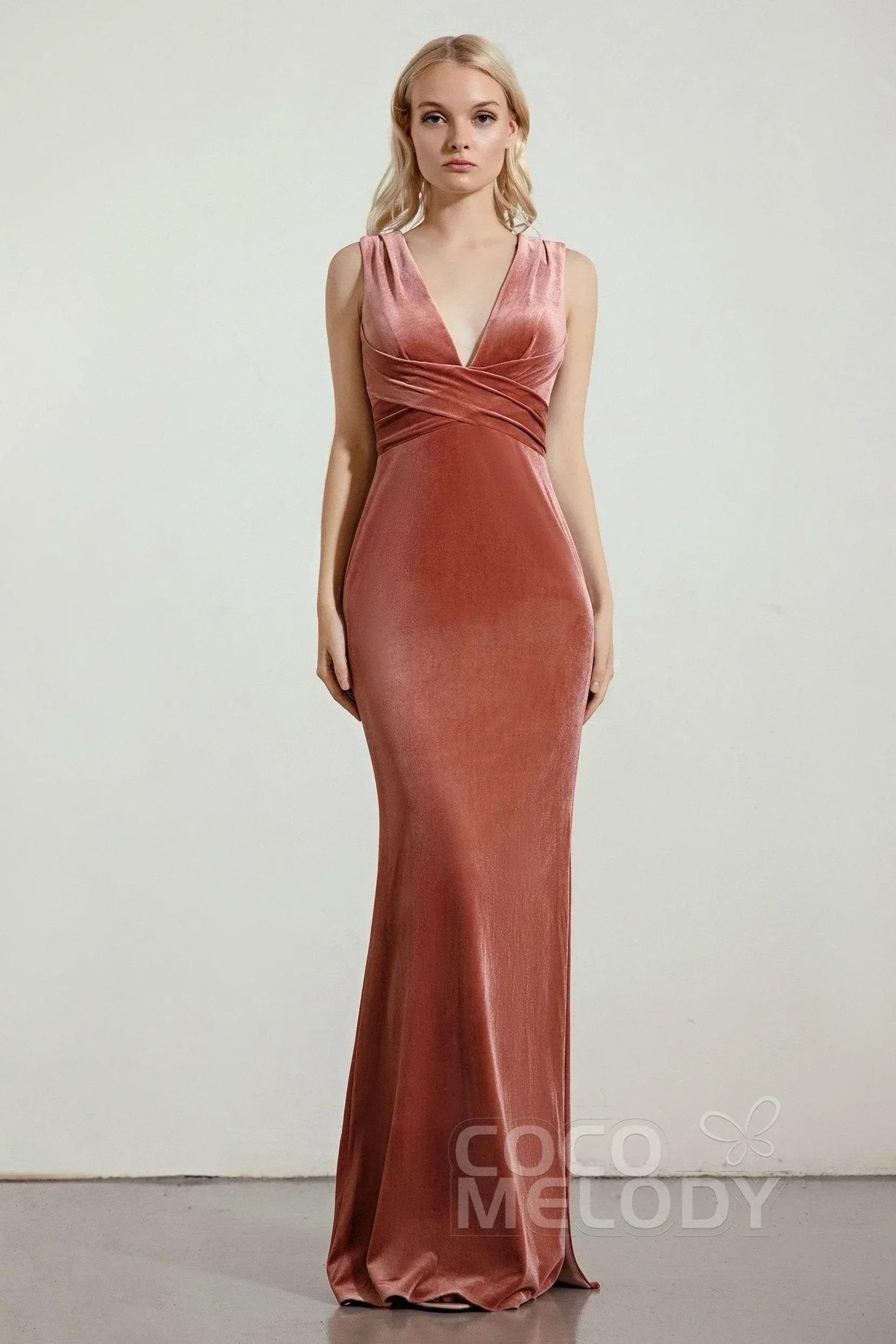 rose velvet bridesmaid dress Summer Details for Dusty Rose Velvet