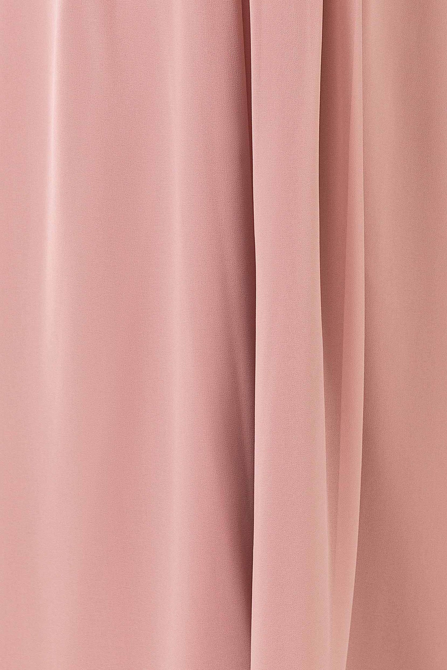 Sheath Sweep-Brush Train Chiffon Bridesmaid Dress CB0457 - COCOMELODY