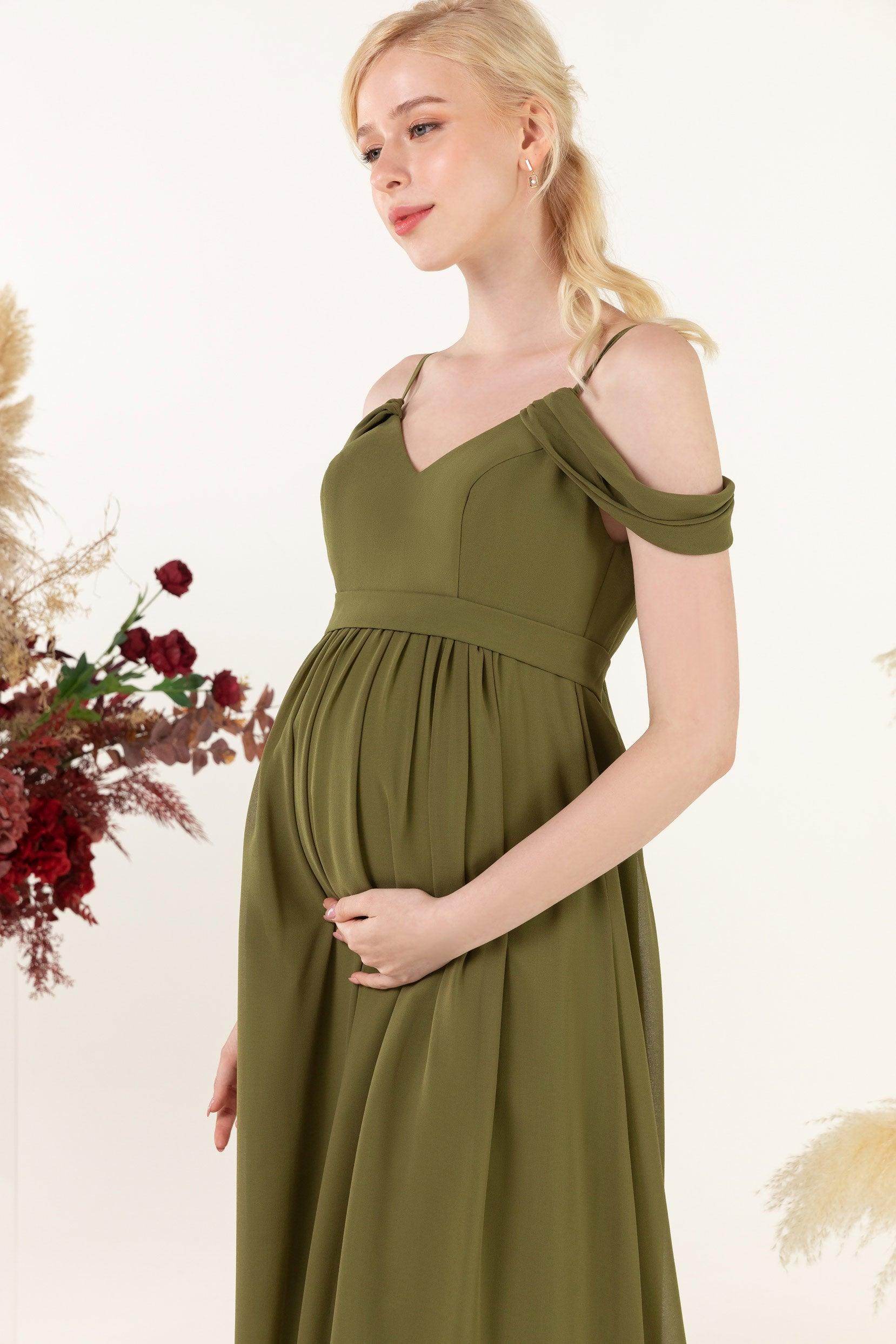 A-Line Floor Length Chiffon Bridesmaid Dress CB0476M - COCOMELODY