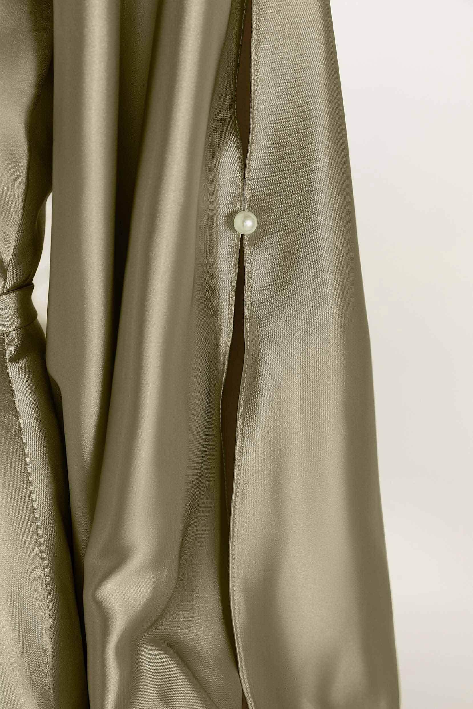 Trumpet Luxe Satin Bridesmaid Dress Formal Dresses CB0500 - COCOMELODY