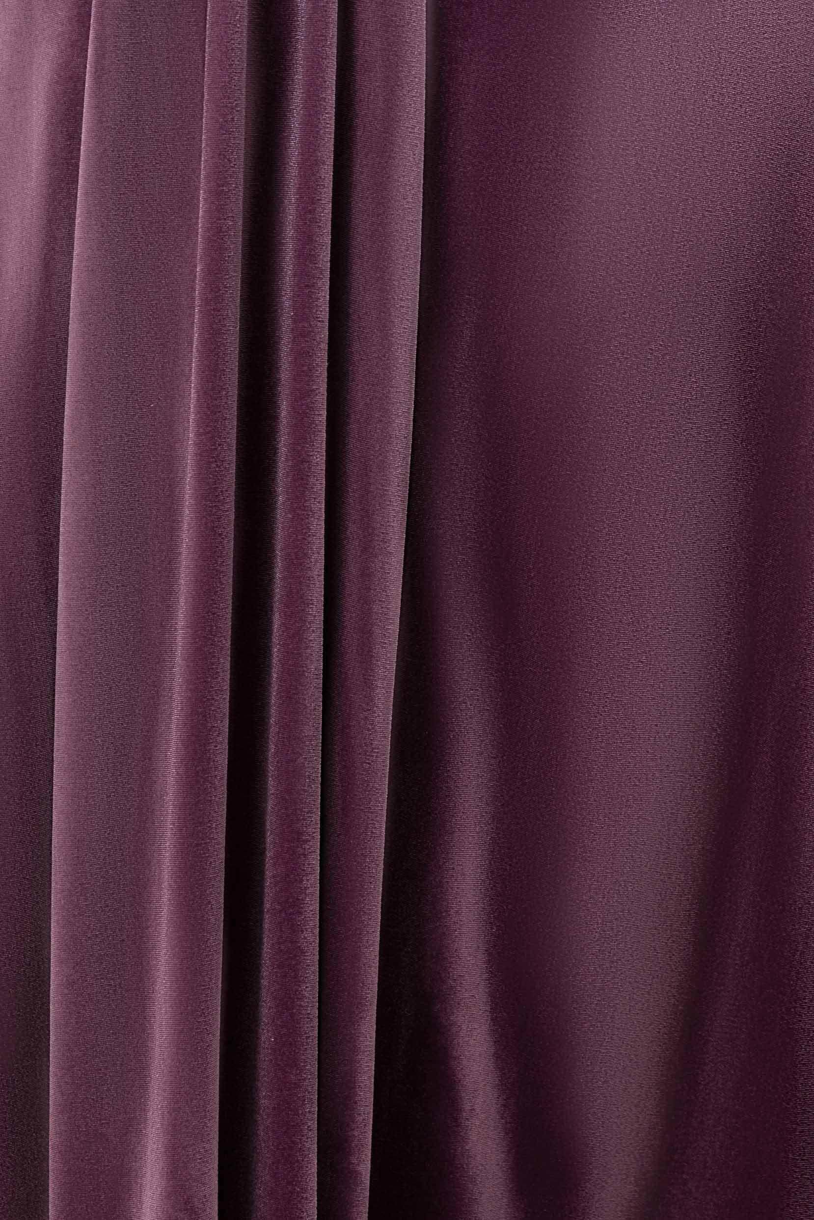 Sheath Sweep-Brush Train Velvet Bridesmaid Dress Formal Dresses CB0523 - COCOMELODY