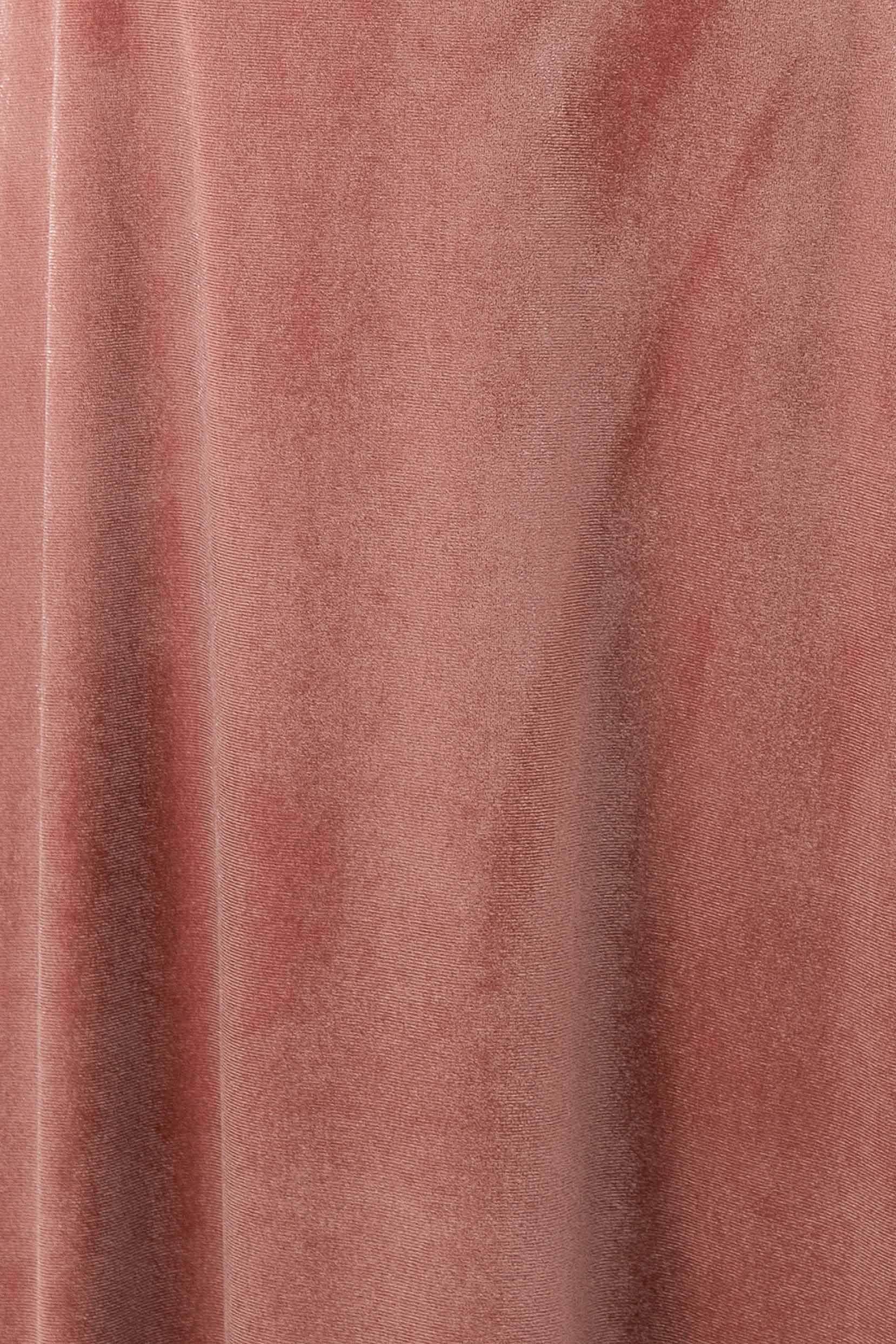 A-Line Sweep-Brush Train Velvet Bridesmaid Dress Formal Dresses CB0536 - COCOMELODY