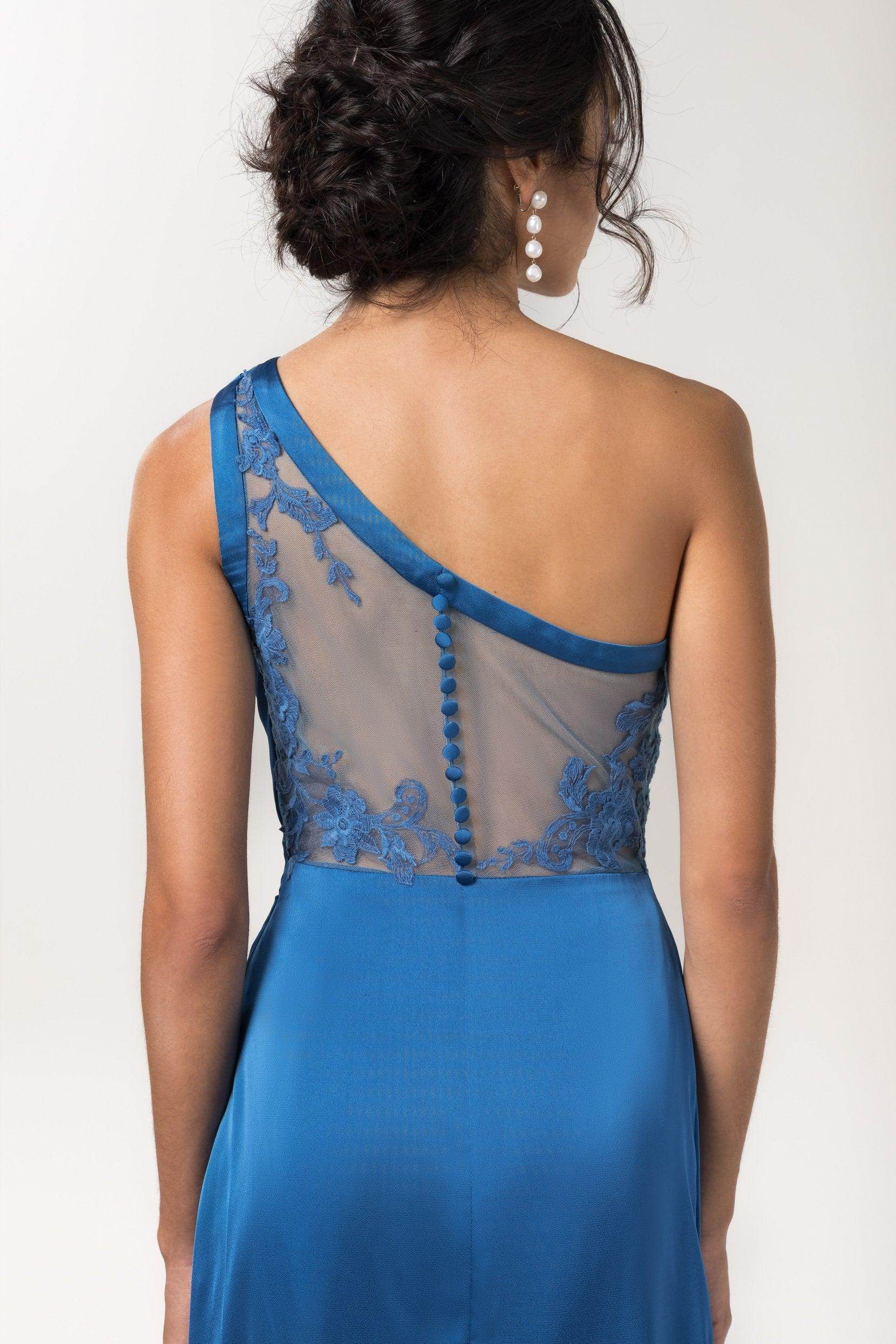 Sheath Floor Length Luxe Satin Bridesmaid Dress Formal Dresses CB0592 - COCOMELODY