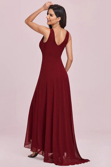 A-Line Ankle Length Chiffon Bridesmaid Dress CB0667