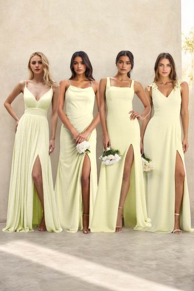 A-Line Maxi Chiffon Beach Wedding Bridesmaid Dress COCOMELODY CB0825, Dusty Purple A-Line Maxi Chiffon Beach Wedding Bridesmaid Dress COCOMELODY CB0825, Dusty Purple