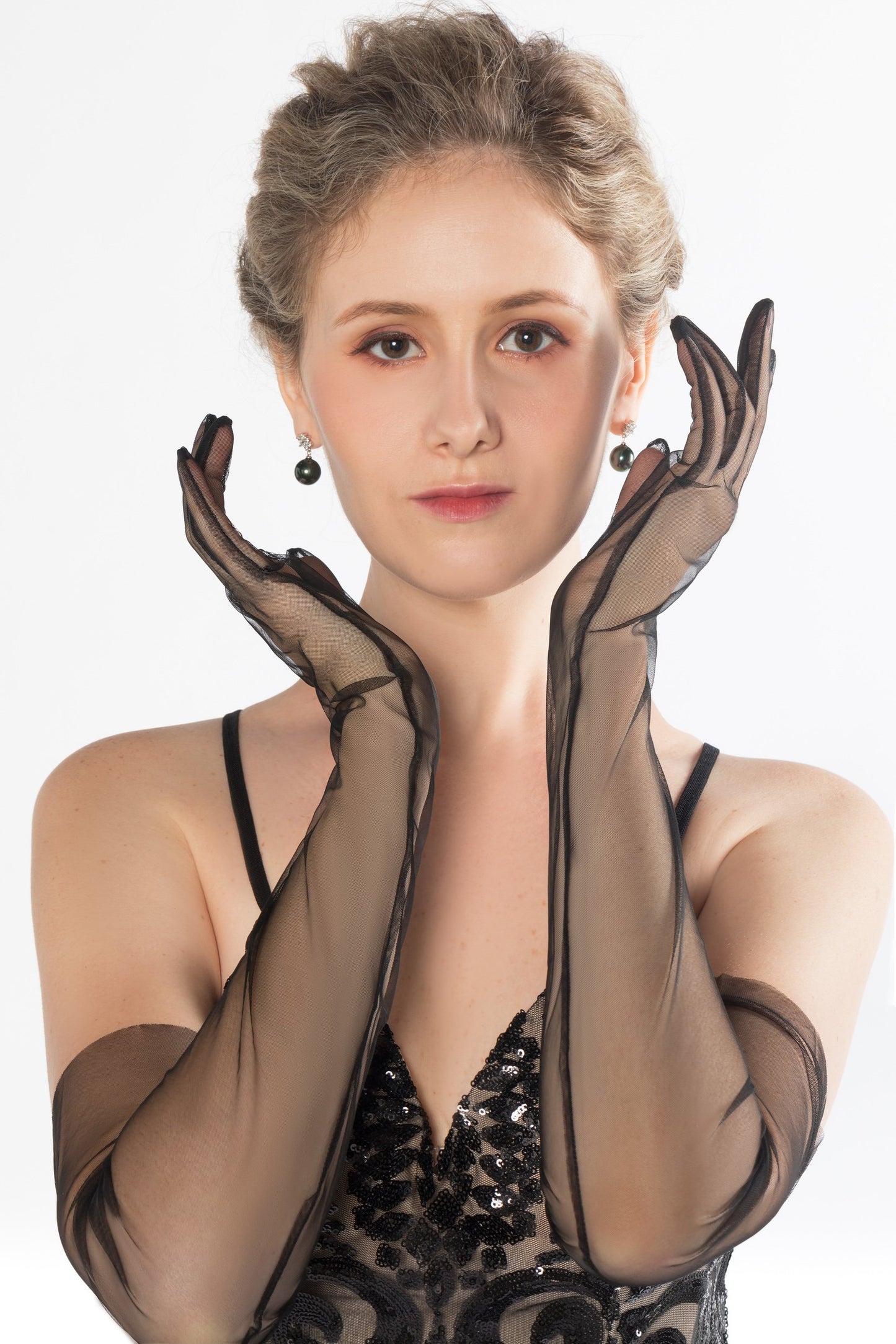 Fingertips Opera Length Wedding Gloves CD0071