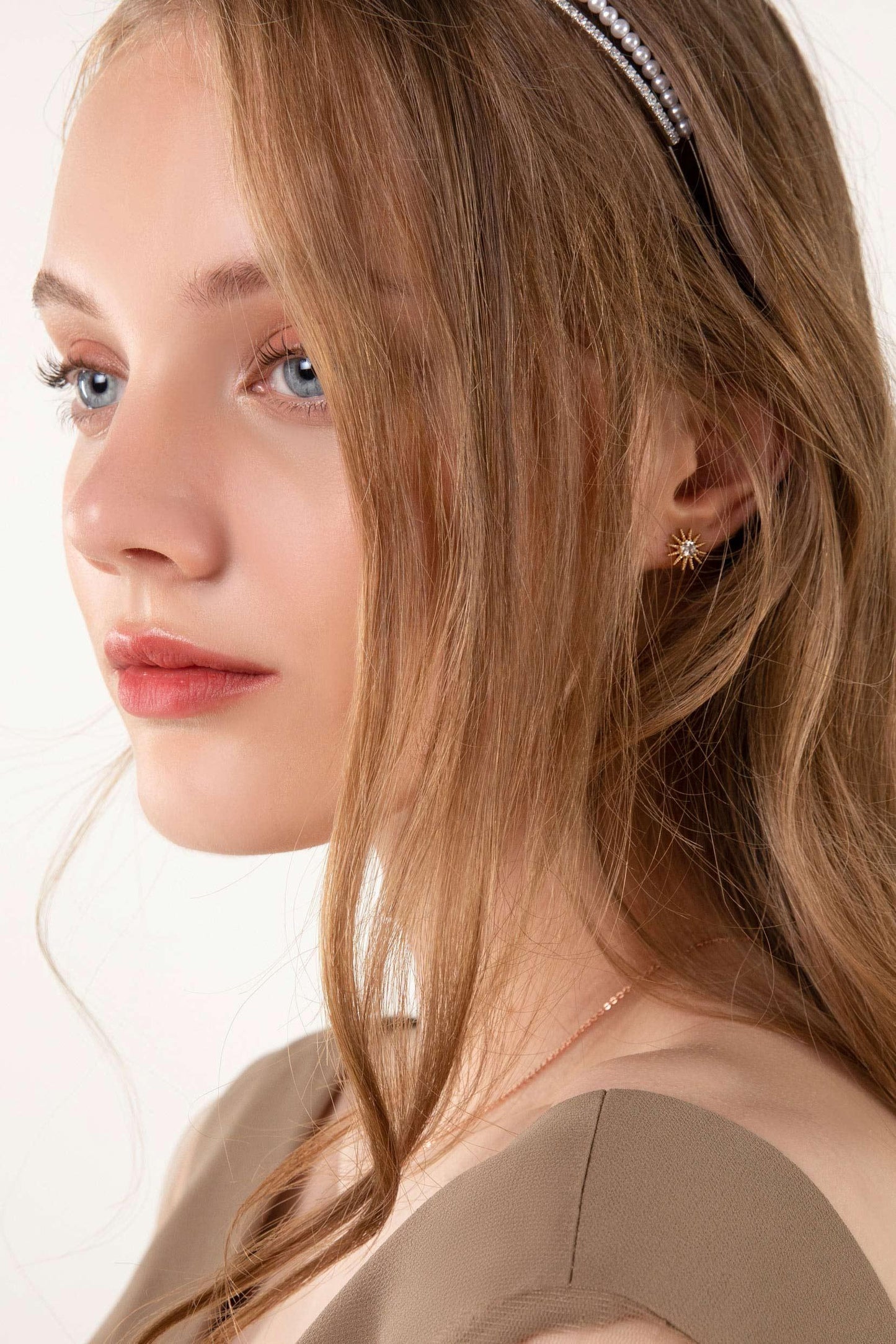 Alloy Earrings with Zircon CE0108 - COCOMELODY