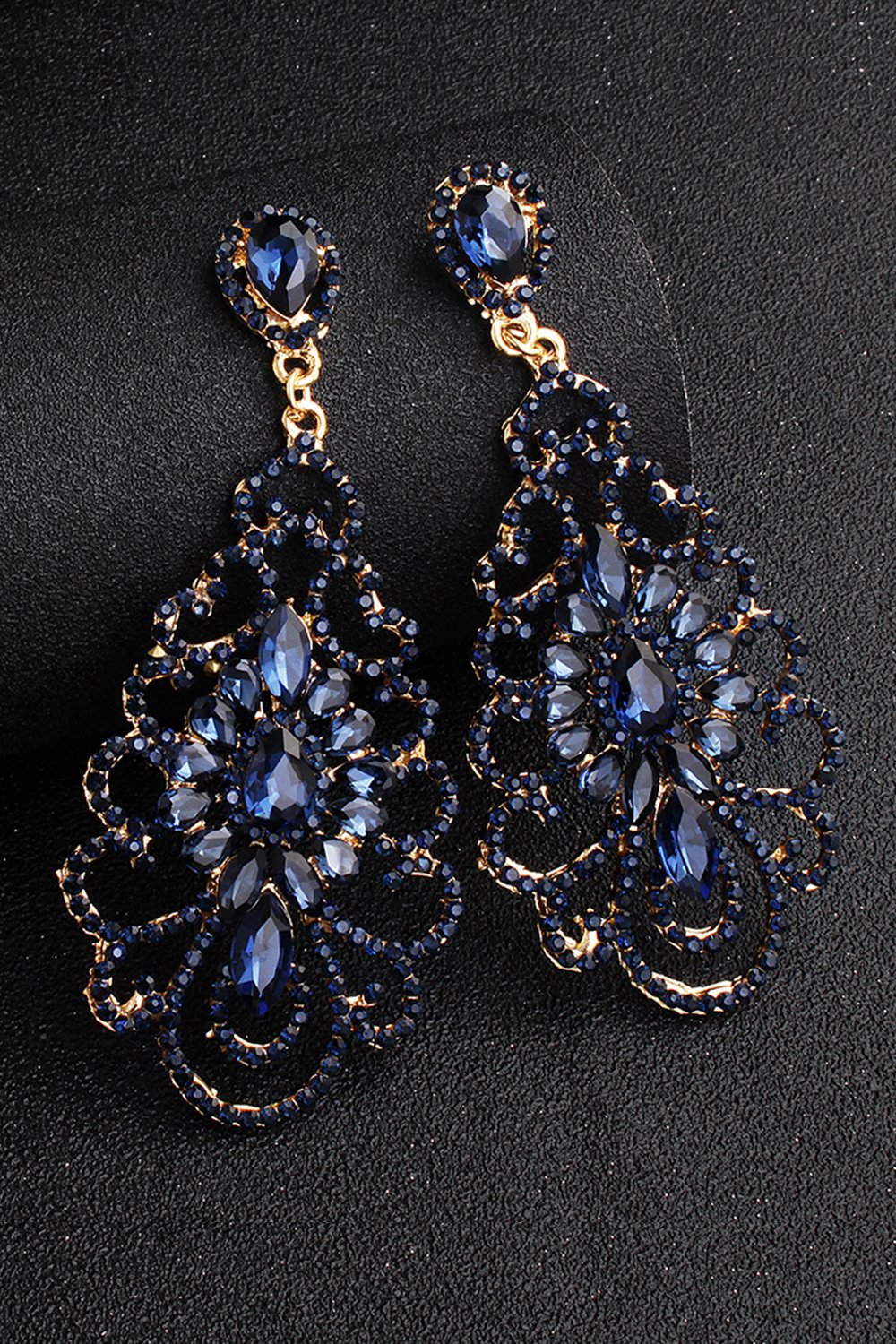 Alloy Earrings with Rhinestone CE0138