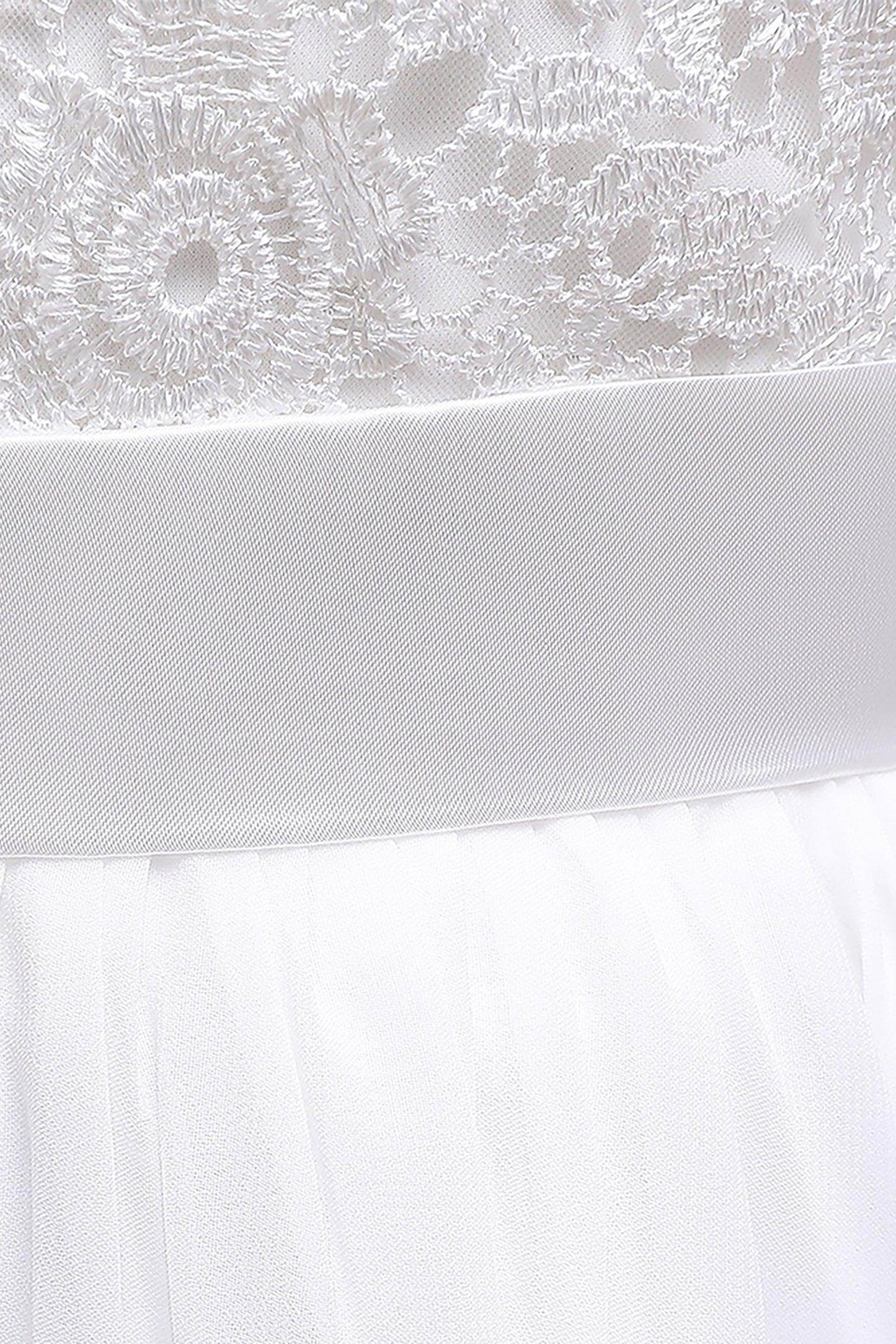 A-Line Floor Length Tulle Lace Flower Girl Dress CF0278 - COCOMELODY