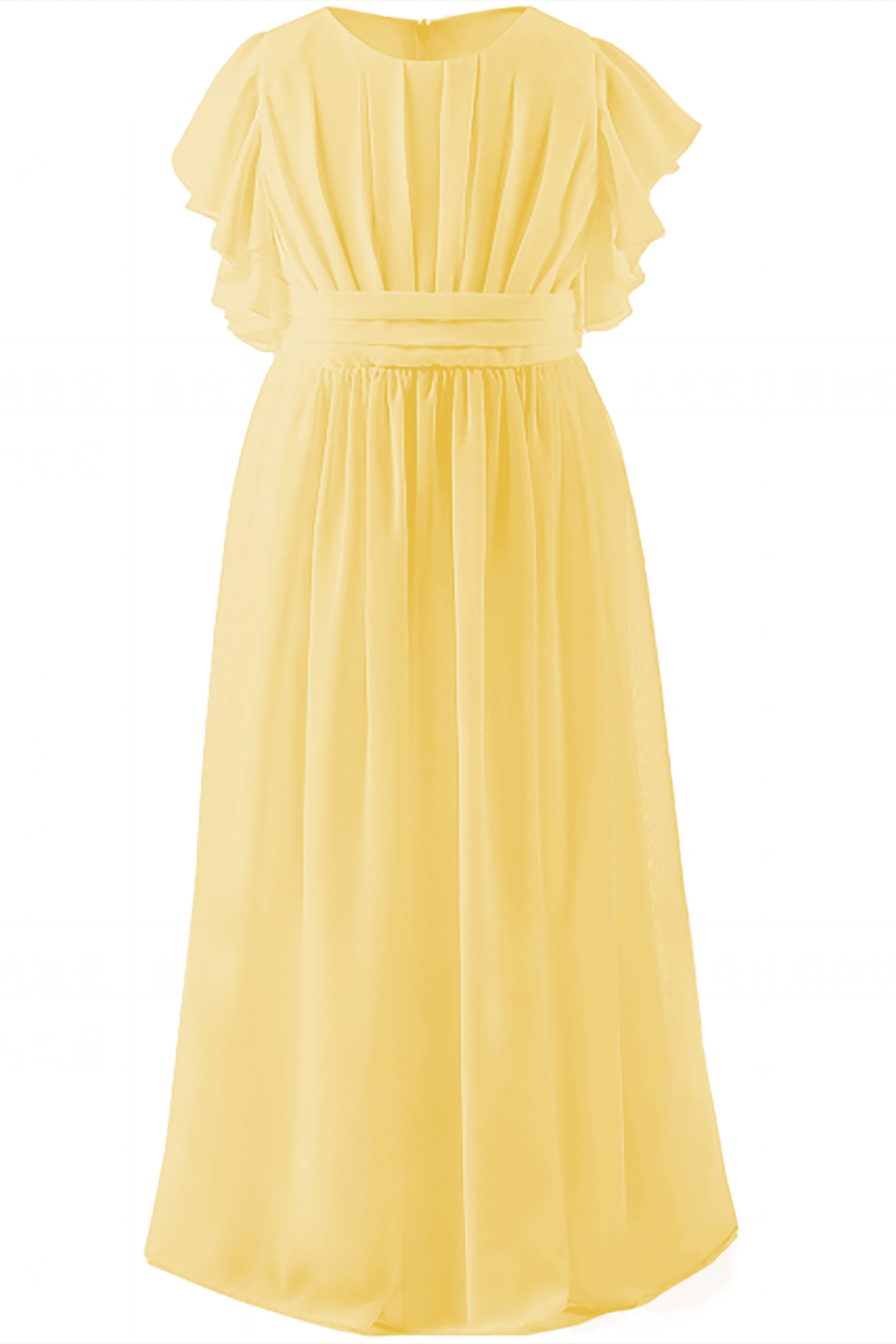 A-Line Floor Length Chiffon Flower Girl Dress CF0296 - COCOMELODY