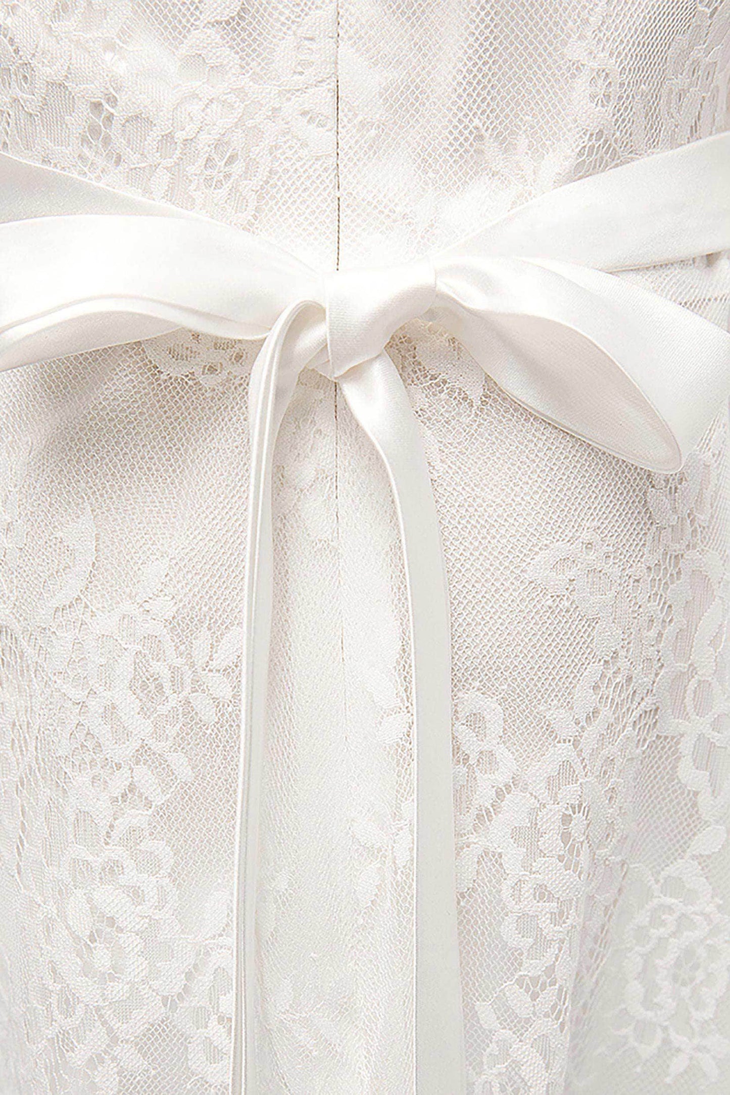 A-Line Floor Length Lace Flower Girl Dress CF0301 - COCOMELODY