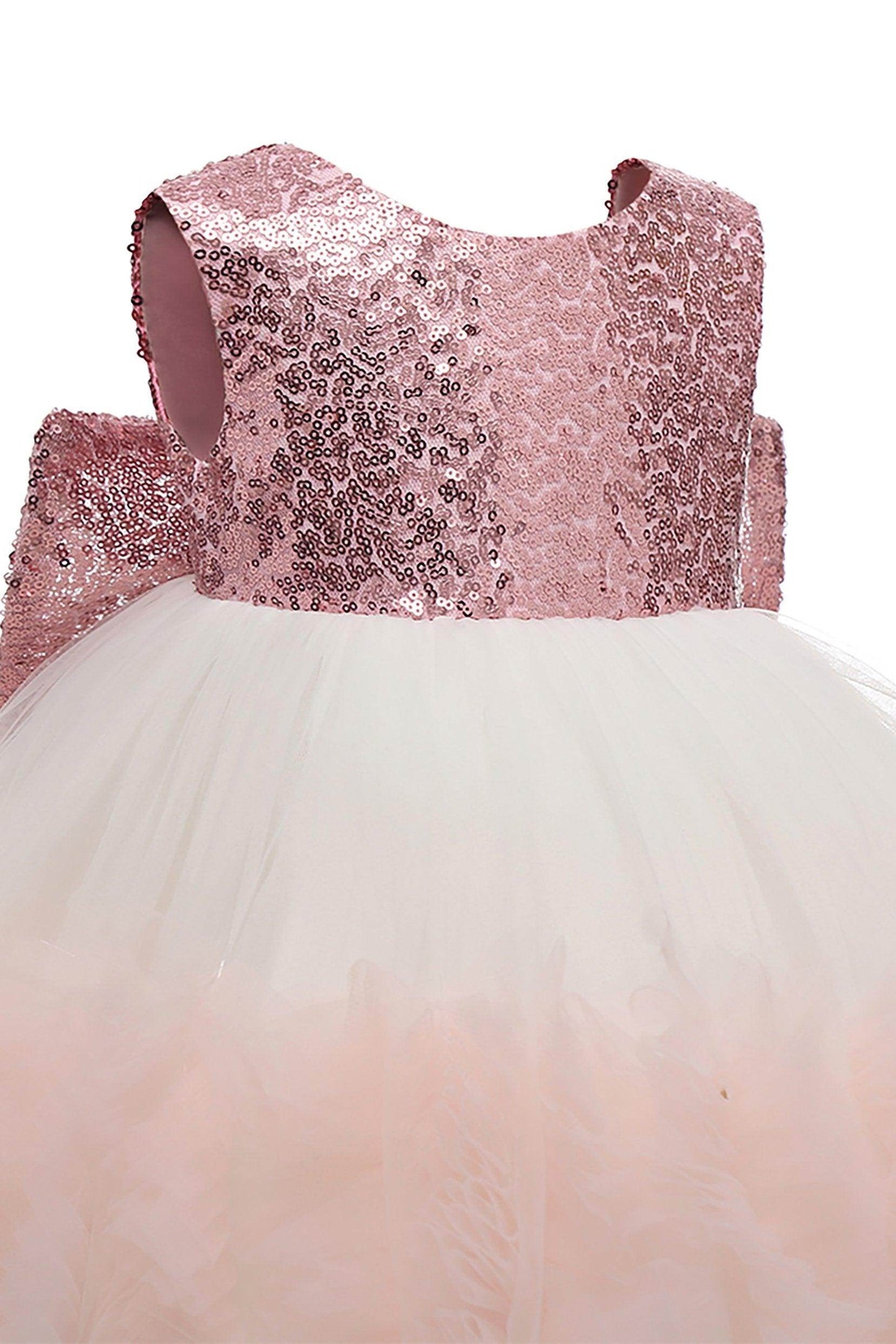 A-Line Knee Length Tulle Lace Flower Girl Dress CF0339 - COCOMELODY
