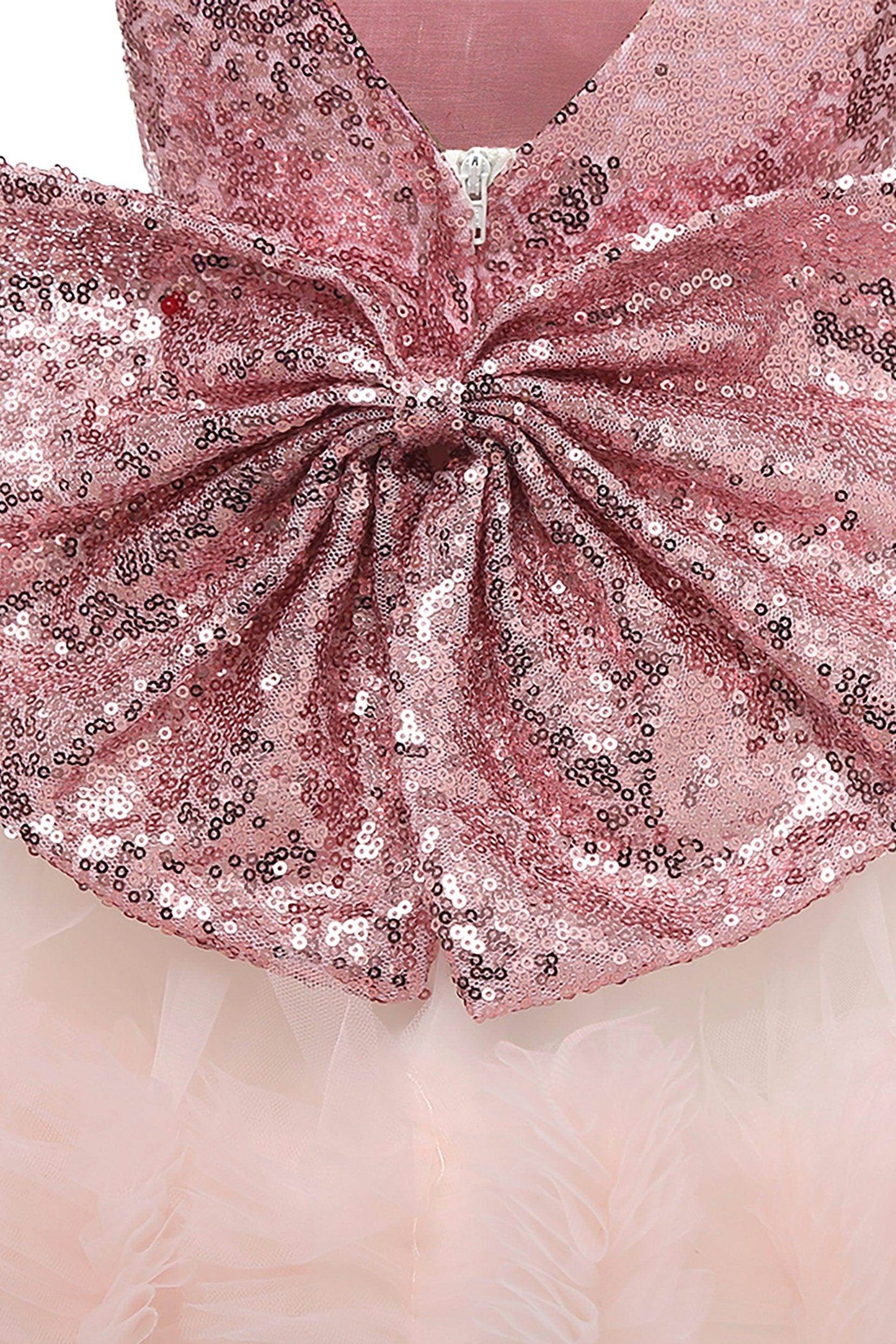 A-Line Knee Length Tulle Lace Flower Girl Dress CF0339 - COCOMELODY