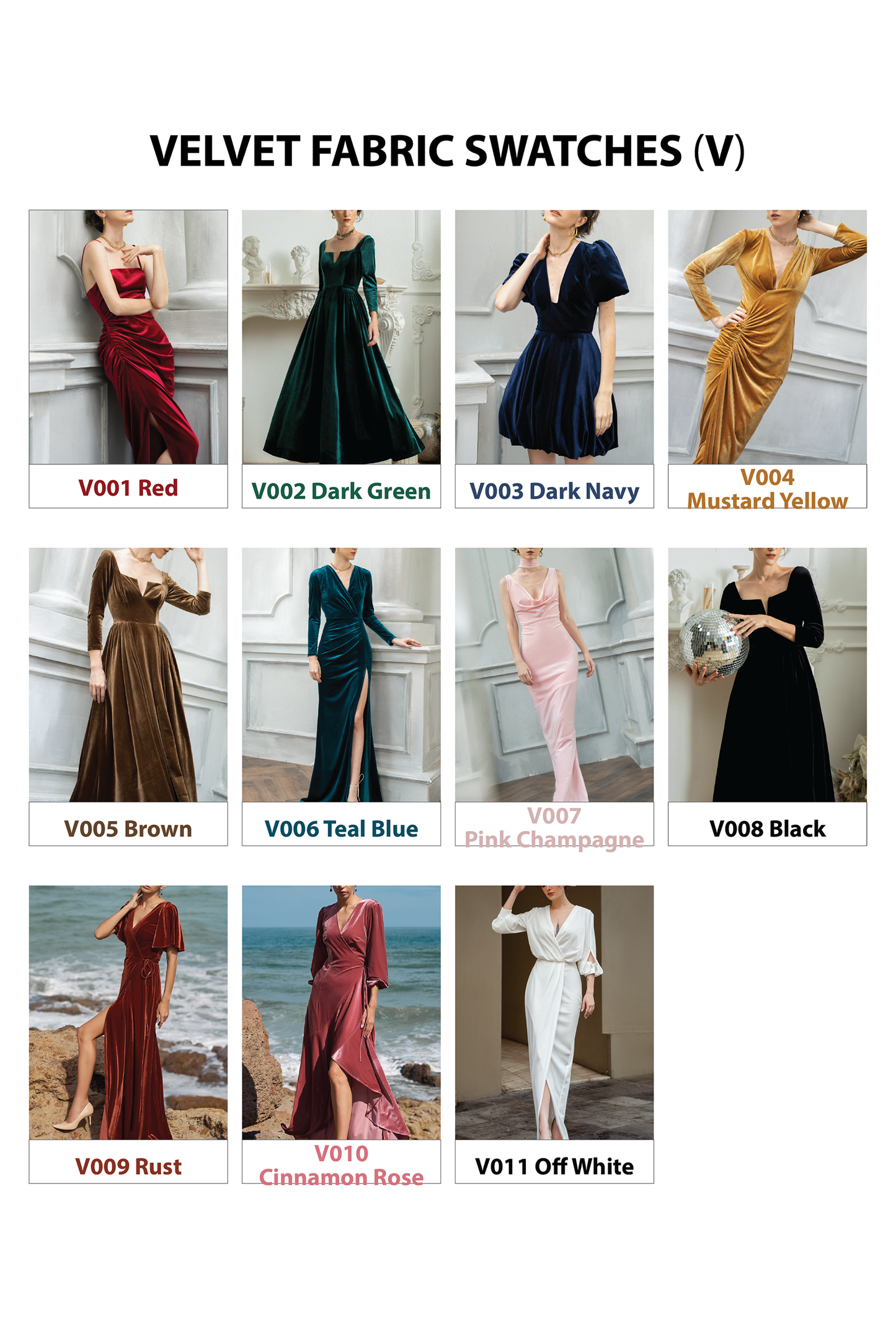 A-Line Floor Length Velvet Dress CG0112