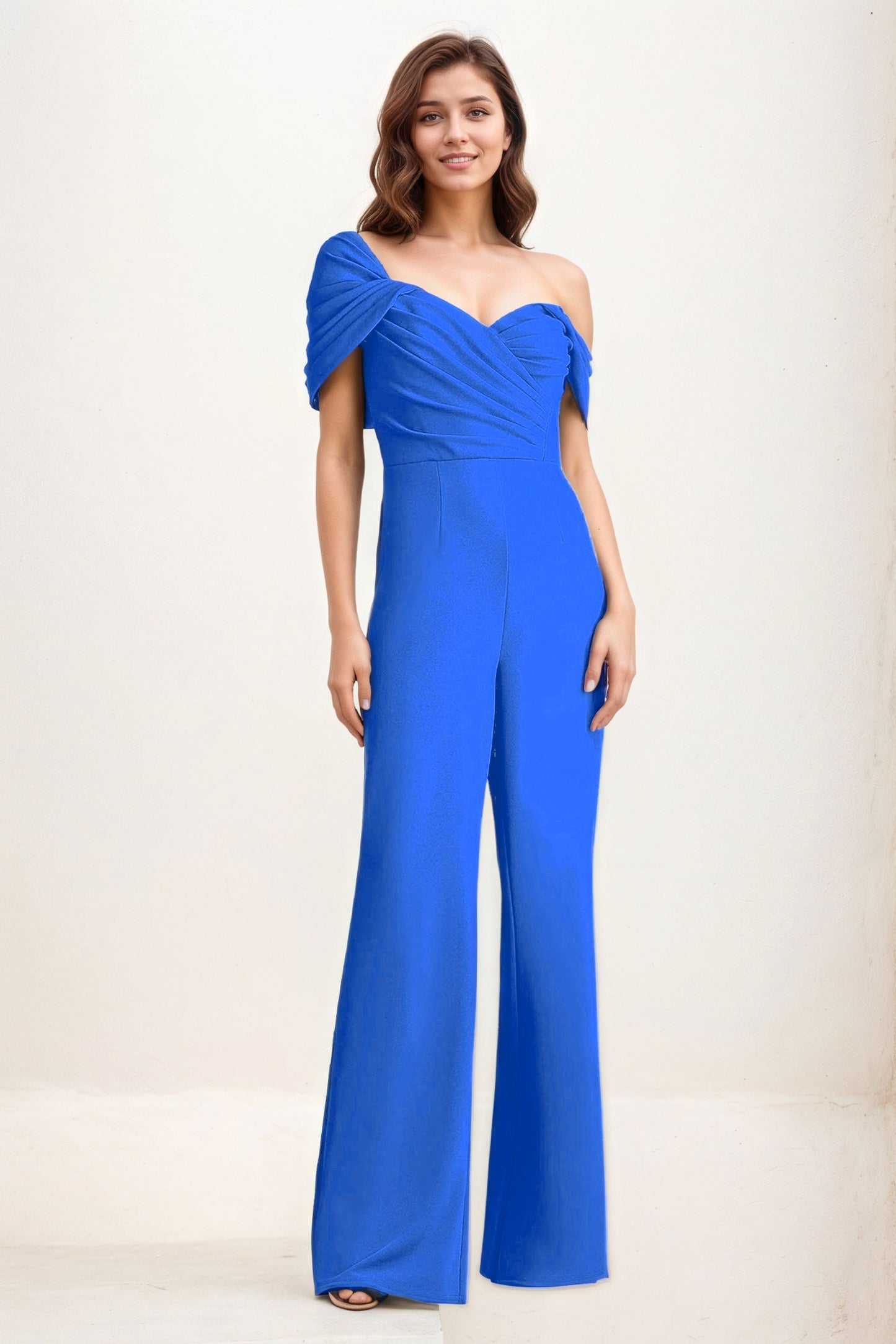 Jumpsuit Maxi Elastic Cloth Wedding Guest Dress CG0276