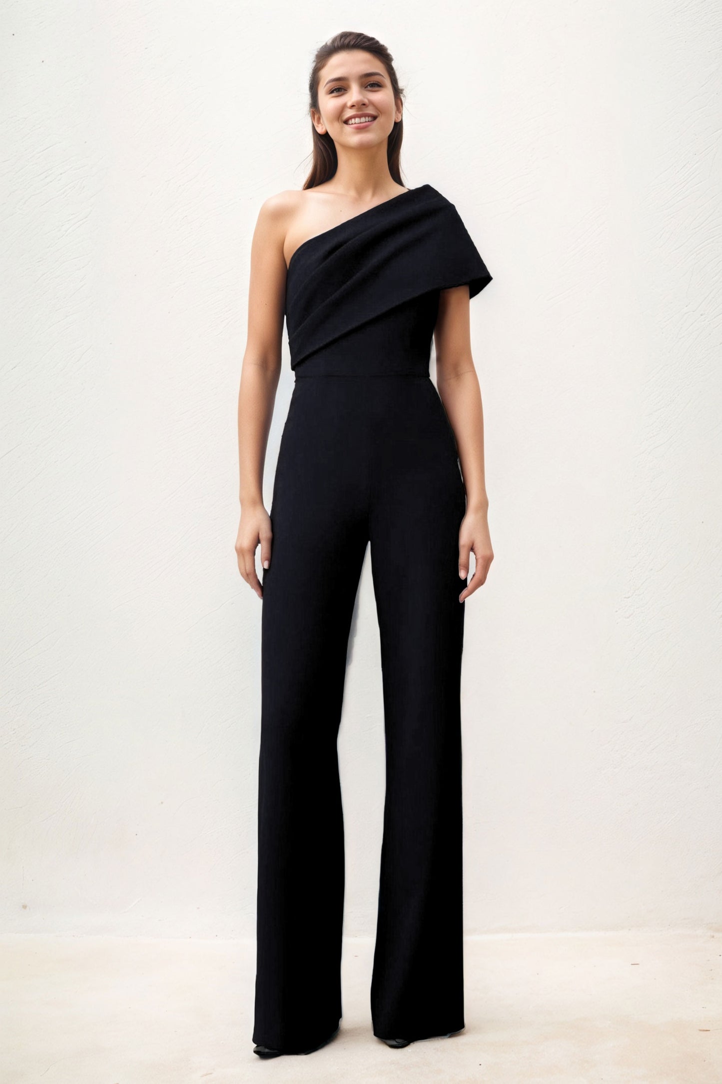 Jumpsuit Maxi Elastic Cloth Wedding Guest Dress CG0277
