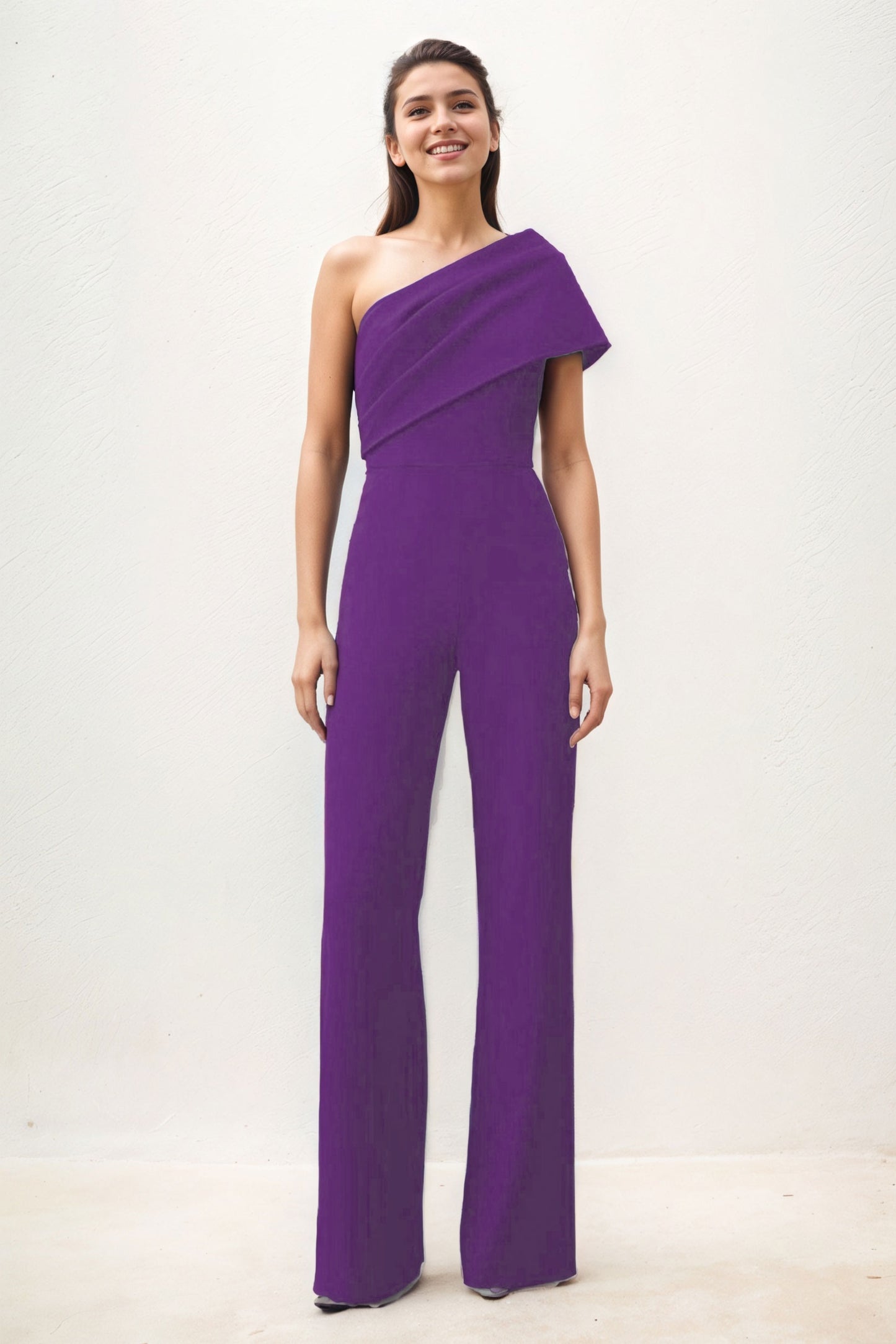 Jumpsuit Maxi Elastic Cloth Wedding Guest Dress CG0277
