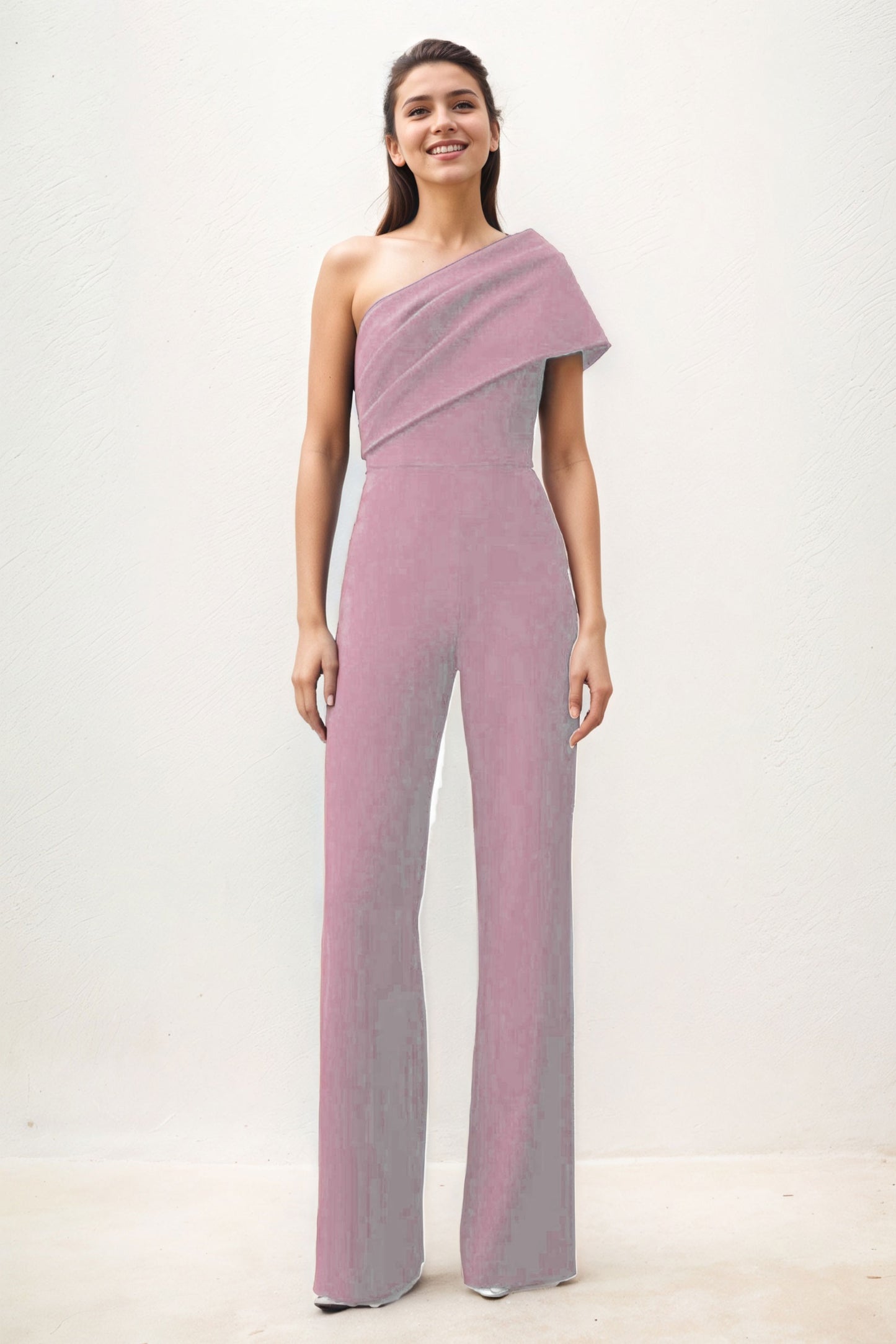 Jumpsuit Maxi Elastic Cloth Wedding Guest Dress CG0277