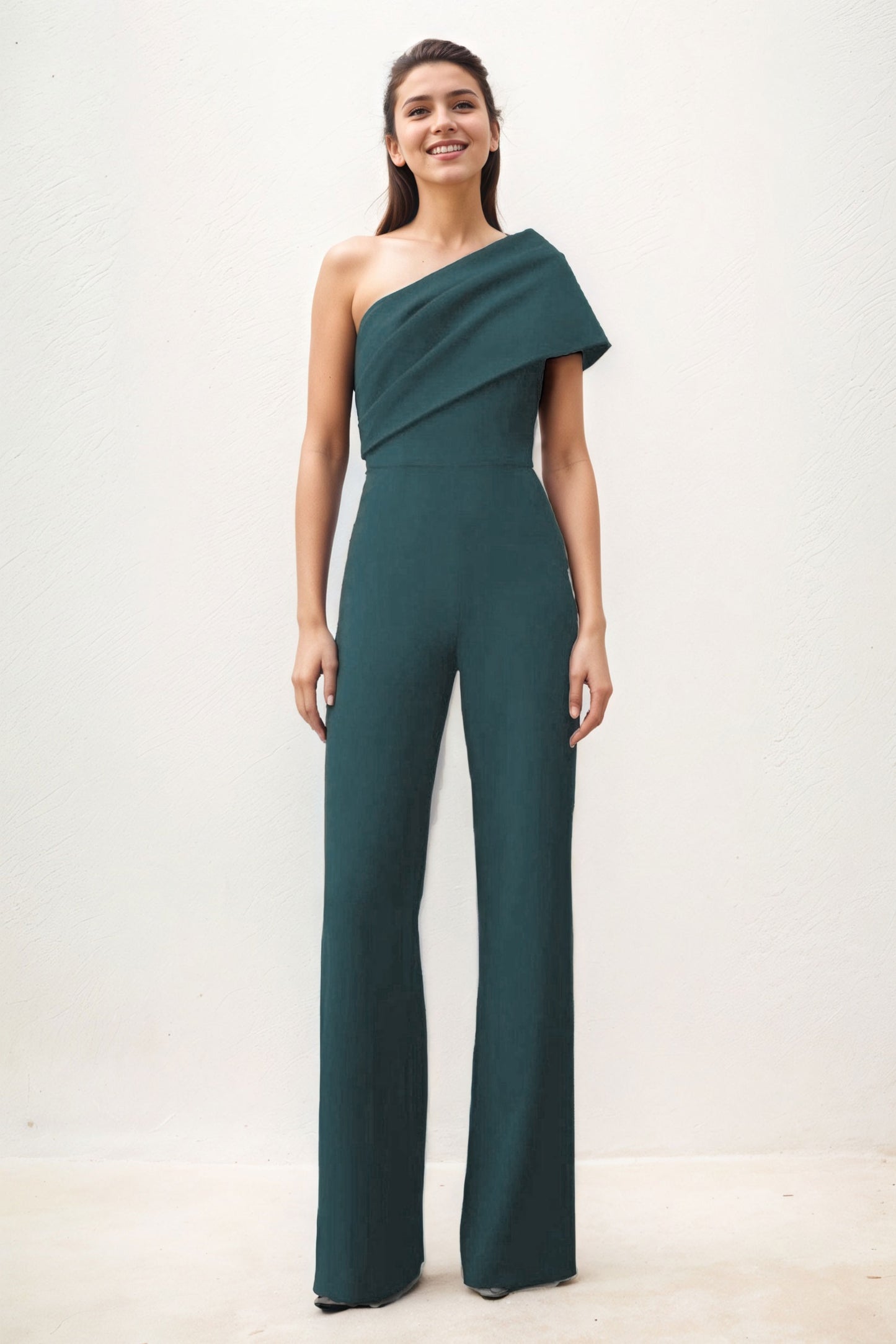 Jumpsuit Maxi Elastic Cloth Wedding Guest Dress CG0277