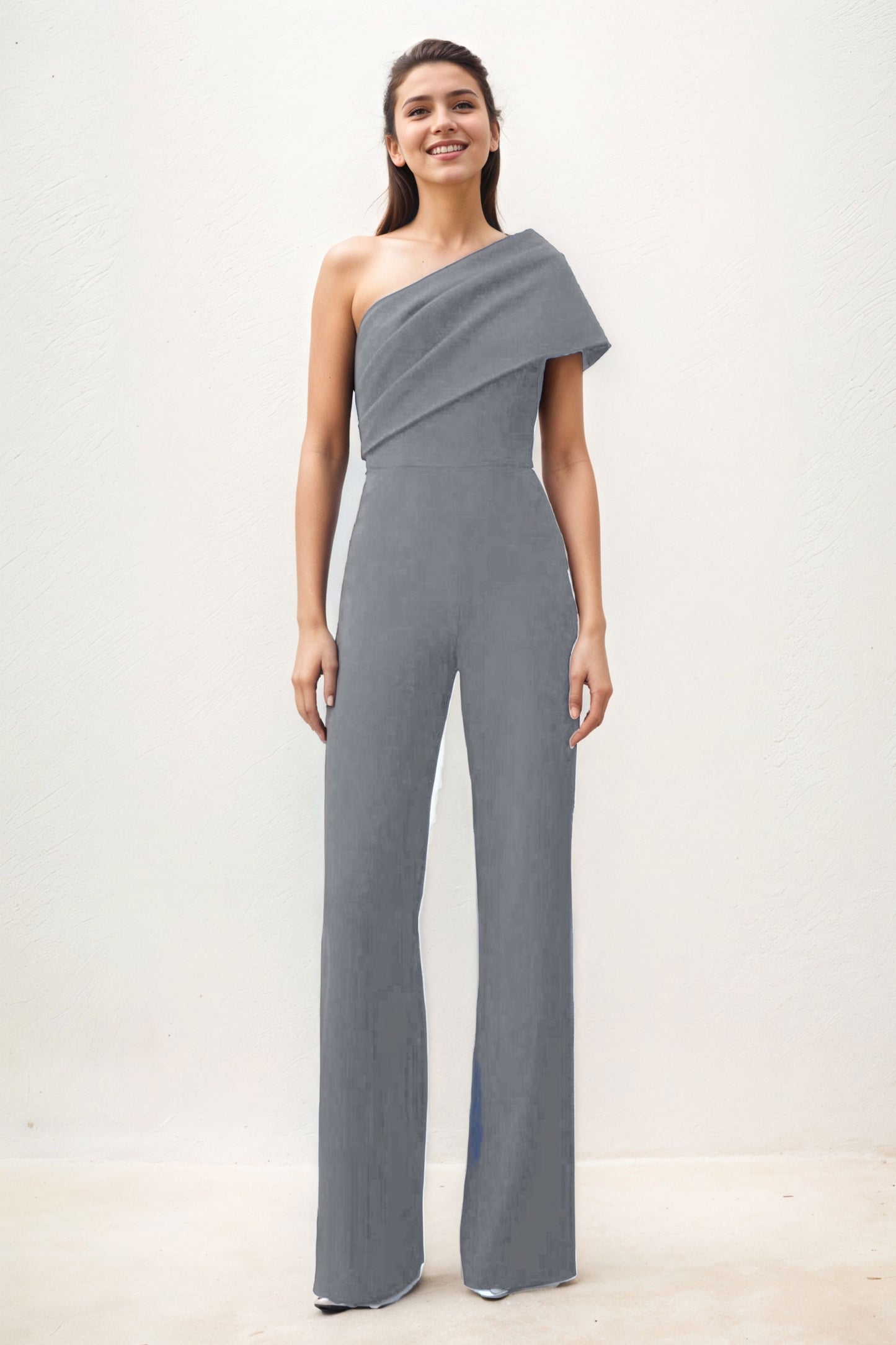 Jumpsuit Maxi Elastic Cloth Wedding Guest Dress CG0277