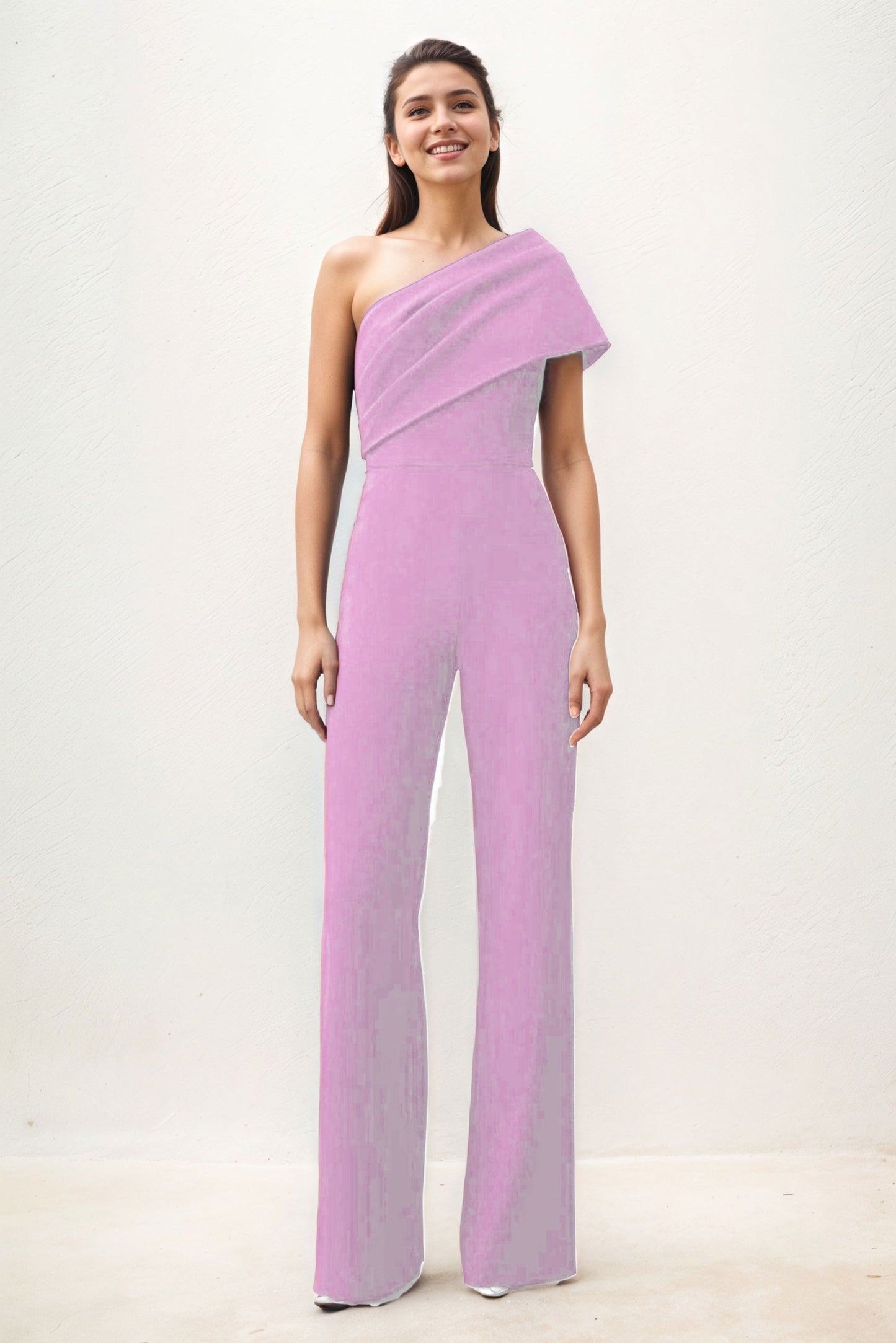 Jumpsuit Maxi Elastic Cloth Wedding Guest Dress CG0277