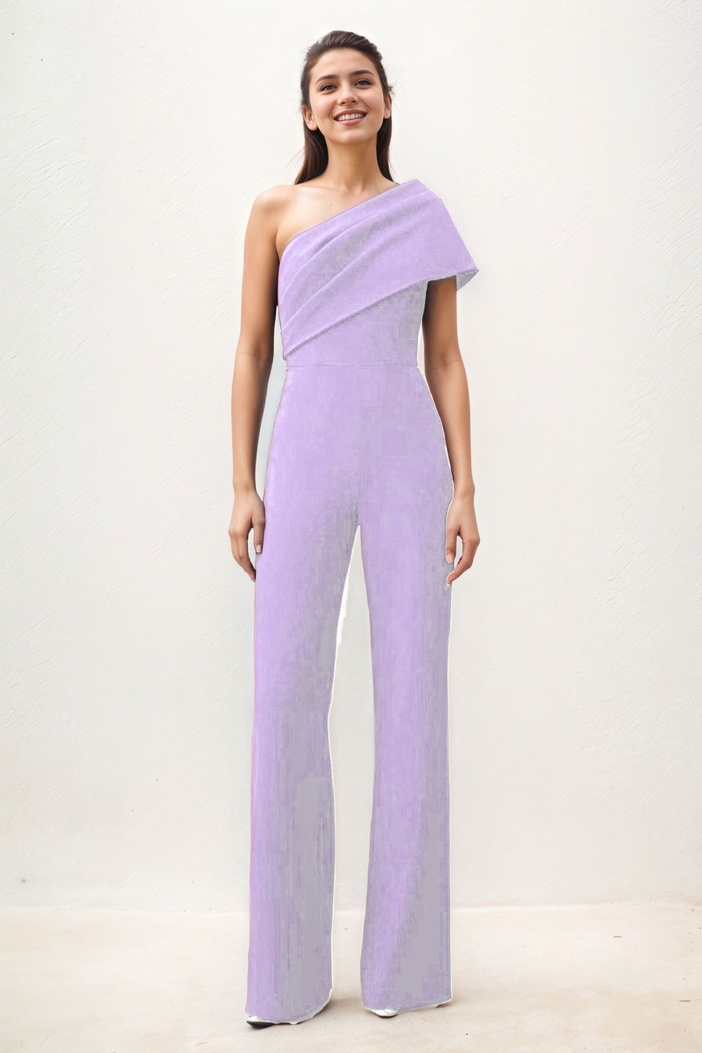 Jumpsuit Maxi Elastic Cloth Wedding Guest Dress CG0277