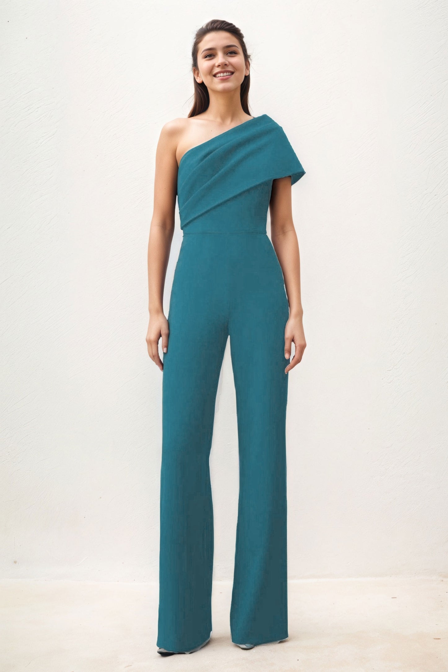 Jumpsuit Maxi Elastic Cloth Wedding Guest Dress CG0277