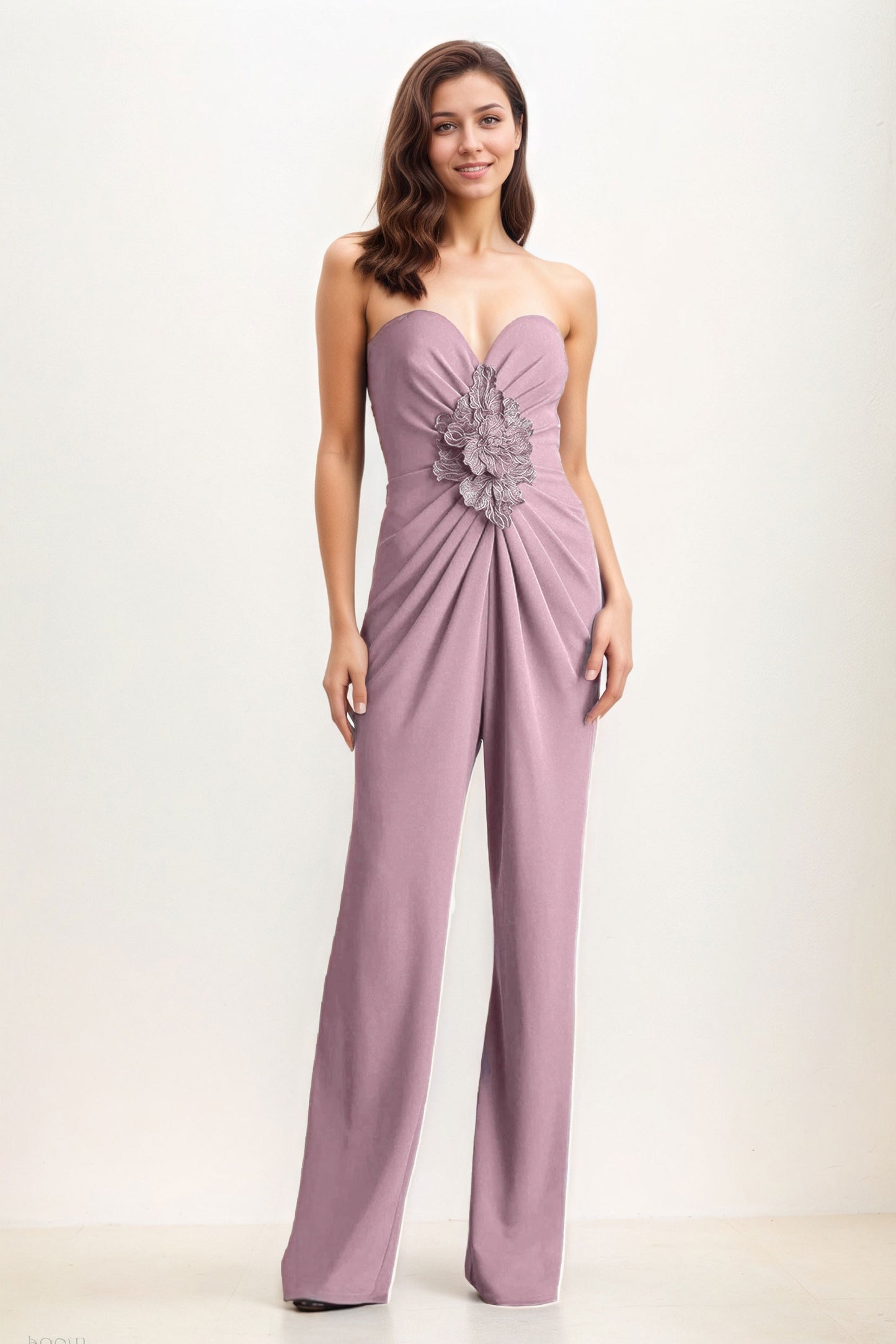 Jumpsuit Maxi Elastic Cloth Wedding Guest Dress CG0278