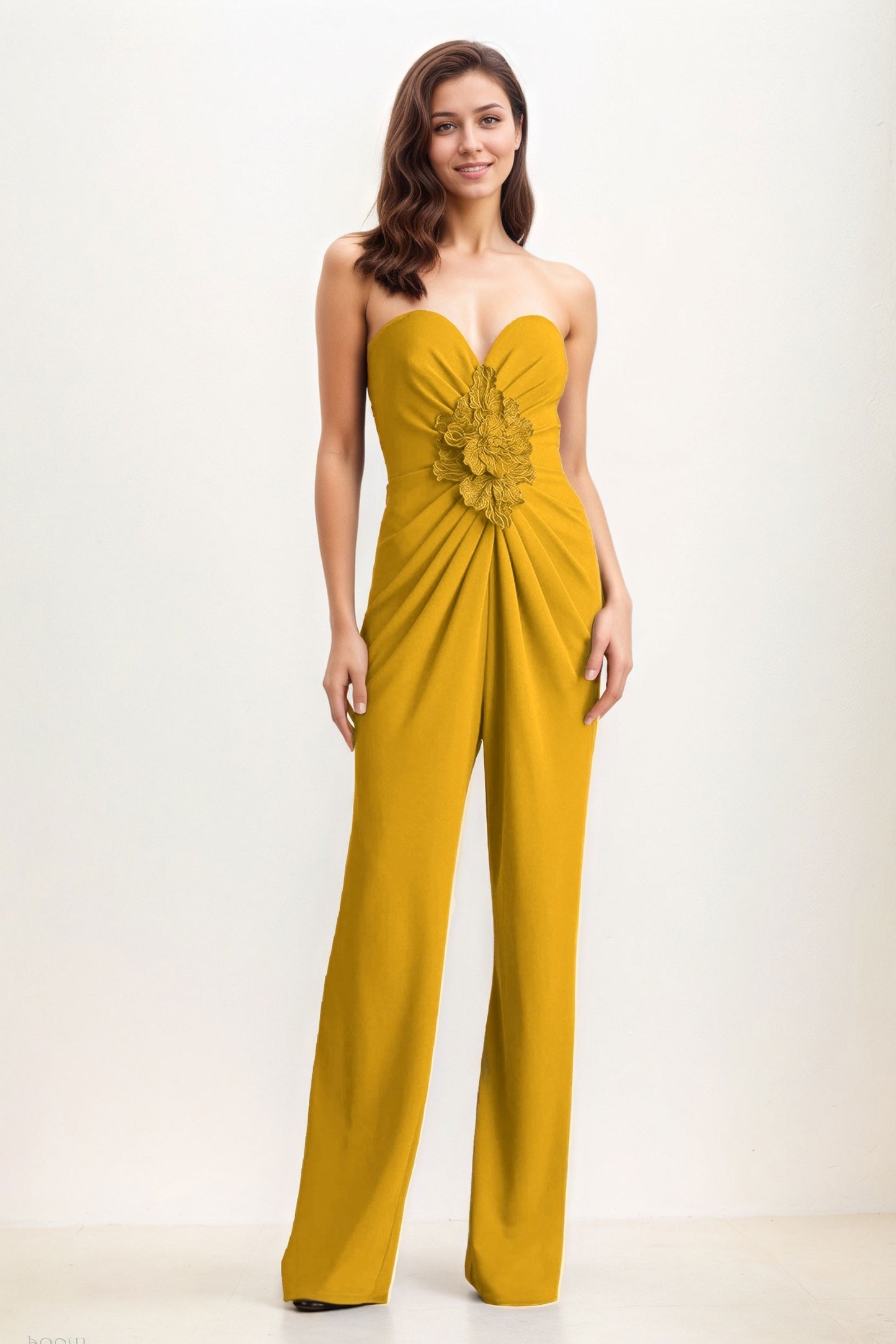 Jumpsuit Maxi Elastic Cloth Wedding Guest Dress CG0278