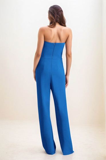 Jumpsuit Maxi Elastic Cloth Wedding Guest Dress CG0278 - COCOMELODY