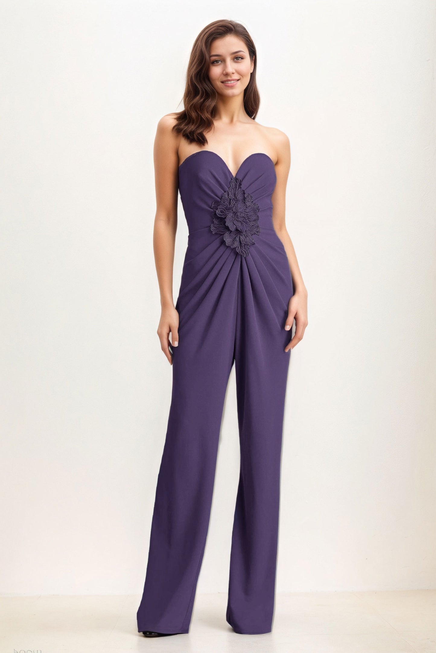 Jumpsuit Maxi Elastic Cloth Wedding Guest Dress CG0278