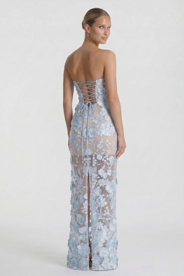 Sheath-Column Maxi Lace Little White Dresses CG0318CW - 15 Days / As Picture:Ivory/Nude / US0-UK2-EUR30 - COCOMELODY