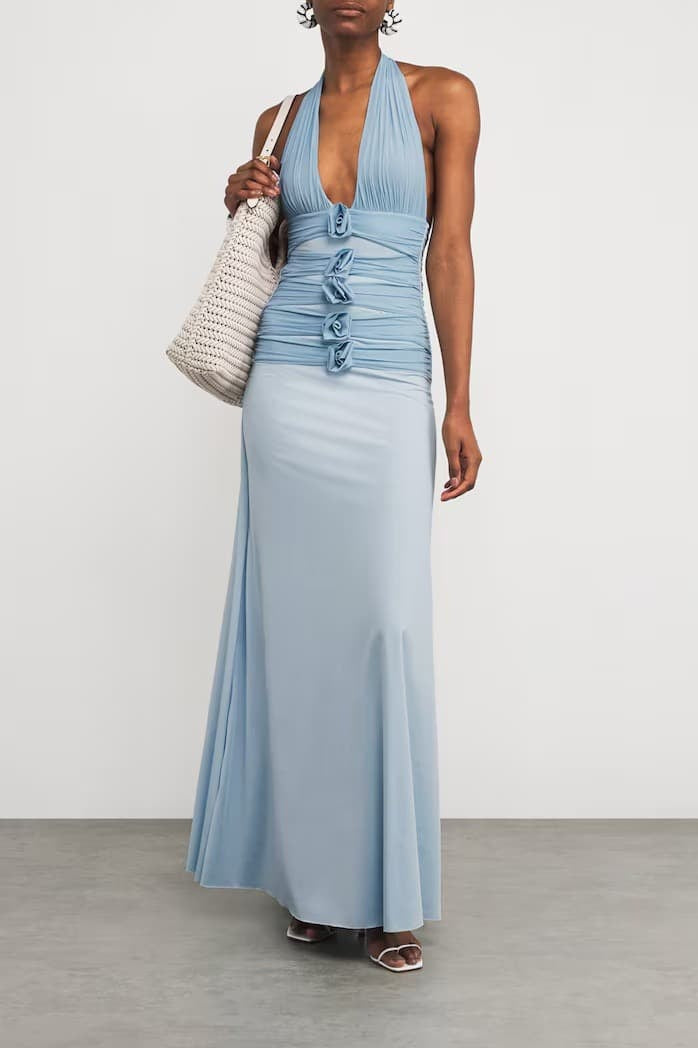 teal dress wedding guest Stunning Strapless Mermaid green satin bridesmaid dresses with Sweep Train and Matching Shawl HCLD00661 Length Baberdicy Formal Dresses for Women,