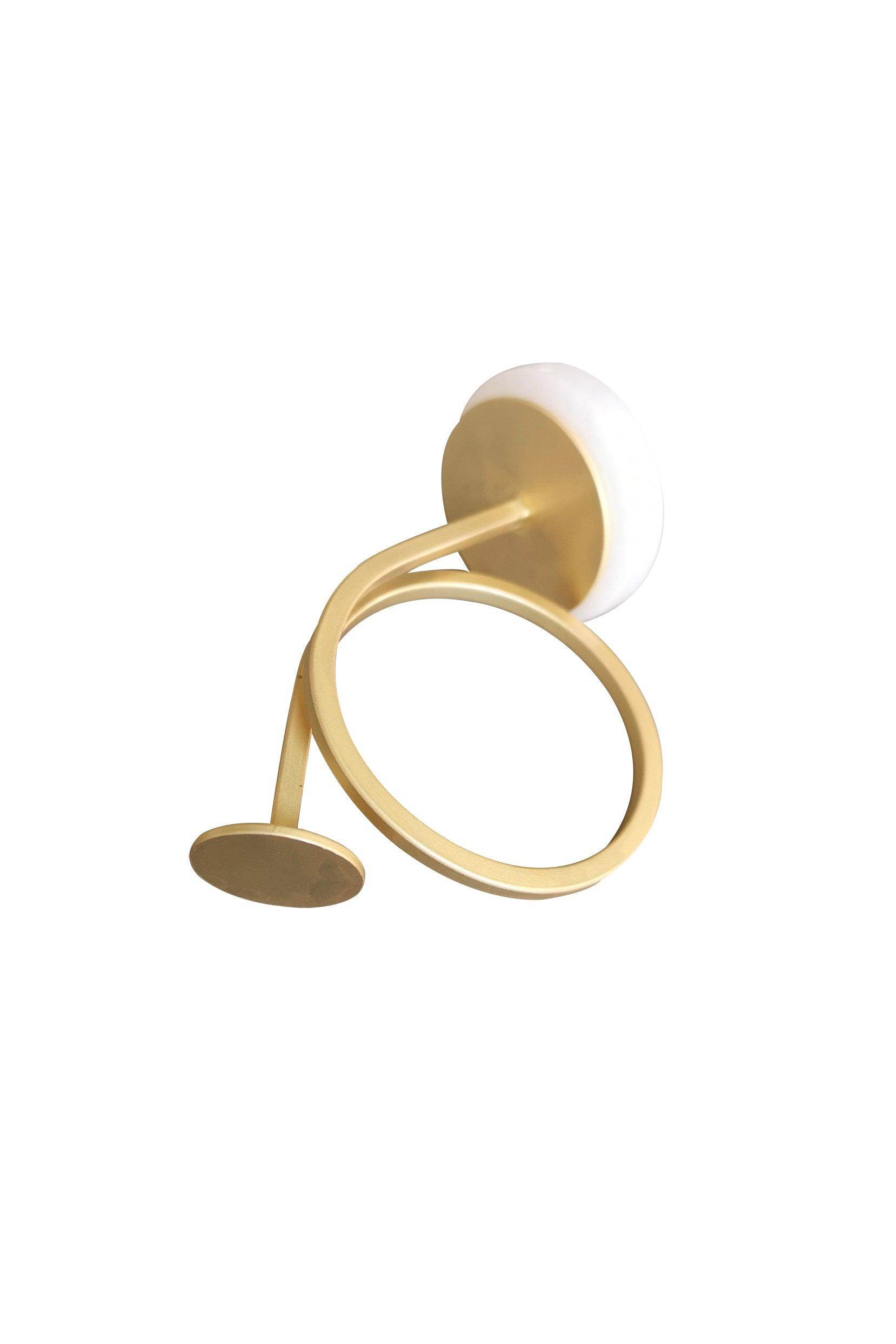 Premium Matte Gold Napkin Ring Holder CGF0006 (Set of 6 pcs) - COCOMELODY