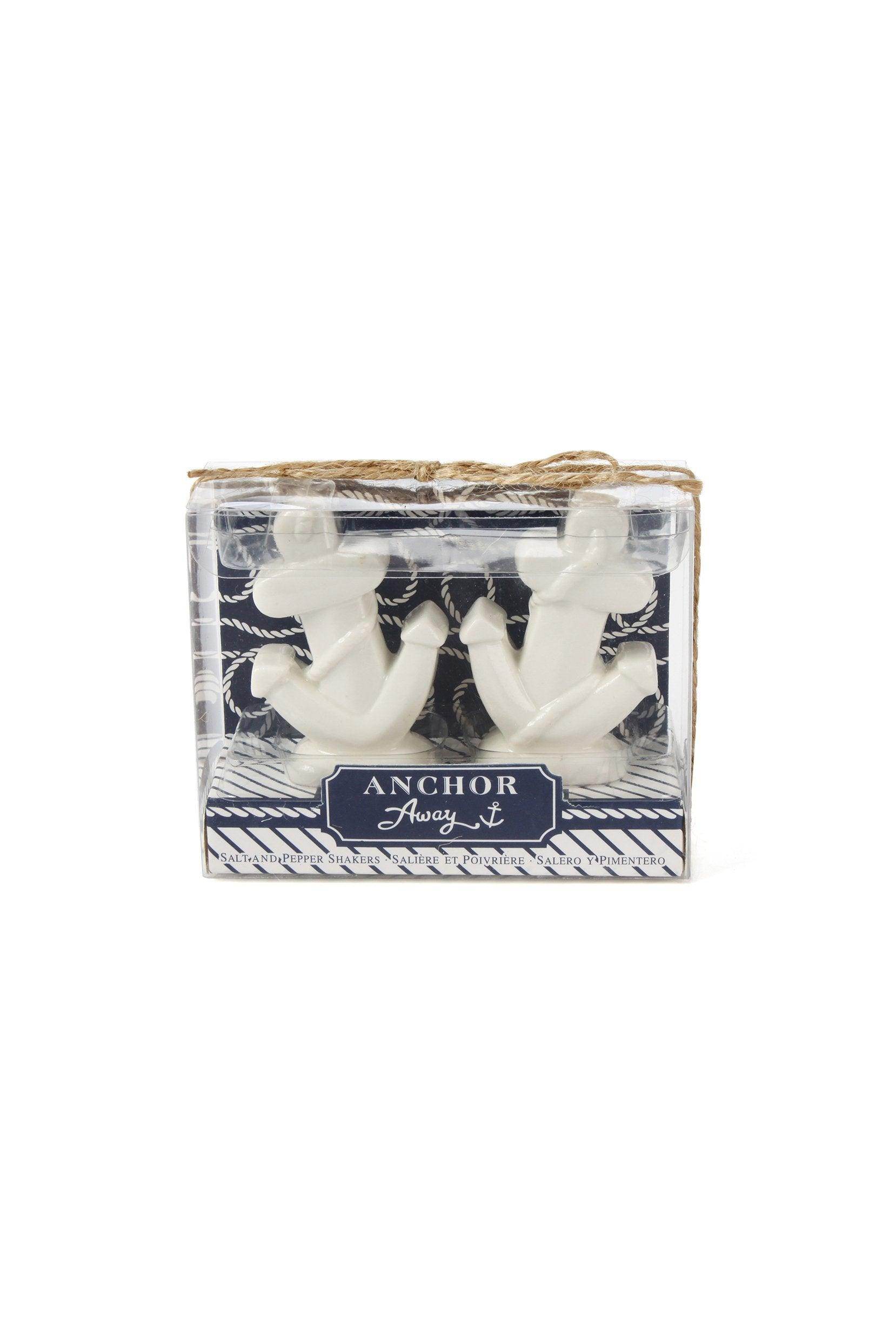 Ceramic Anchor Salt & Pepper Shakers Collectors Kitchen Décor CGF0013 (Set of 6 pcs) - COCOMELODY