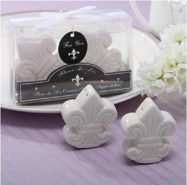 Decorative Salt and Pepper Shakers Set For Paris Themed Wedding Bonbonniere CGF0014 (Set of 6 pcs) - COCOMELODY