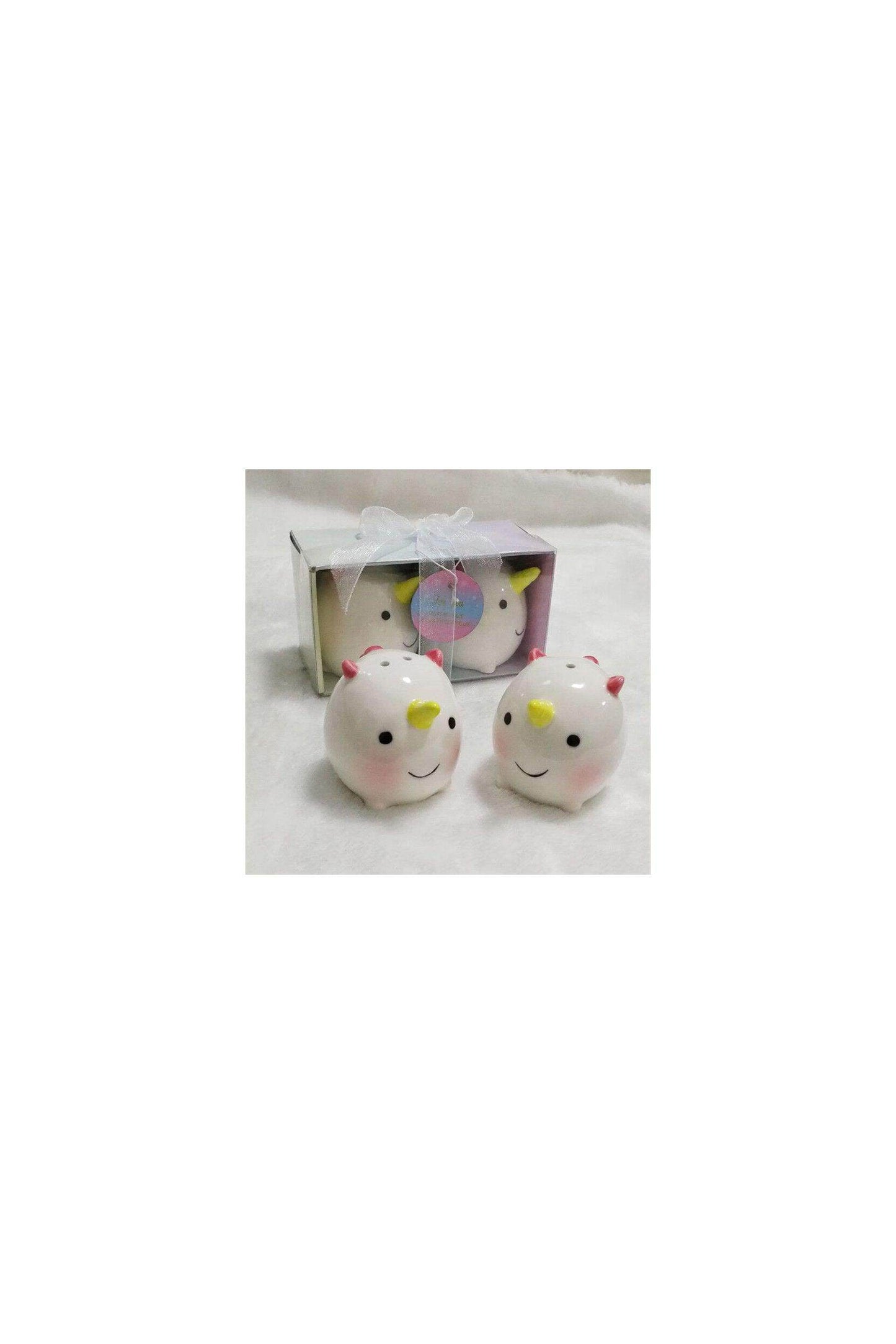 Unicorn Salt Pepper Shakers Set Baby Shower Favors Birthday Party Favors (Set of 6 pcs) - COCOMELODY