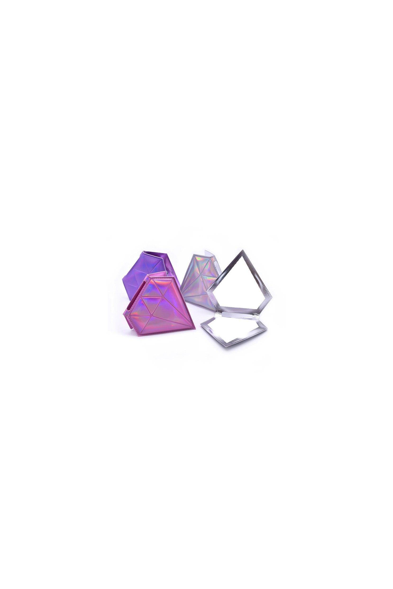 Radiant Diamond Leather Compact Mirrors (Set of 6 pcs) - COCOMELODY