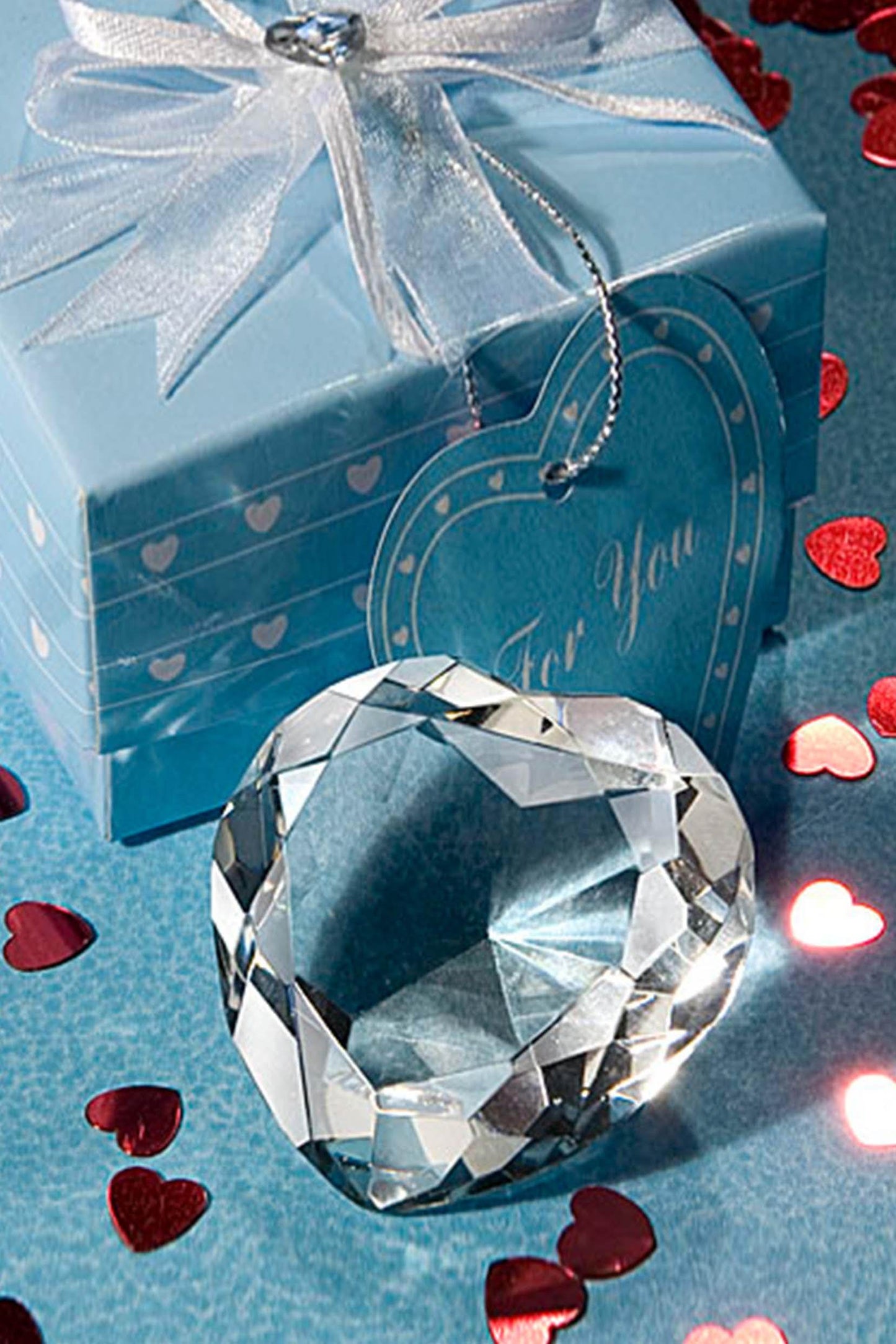 Crystal Heart Paperweight CGF0061 (Set of 6 pcs) - COCOMELODY