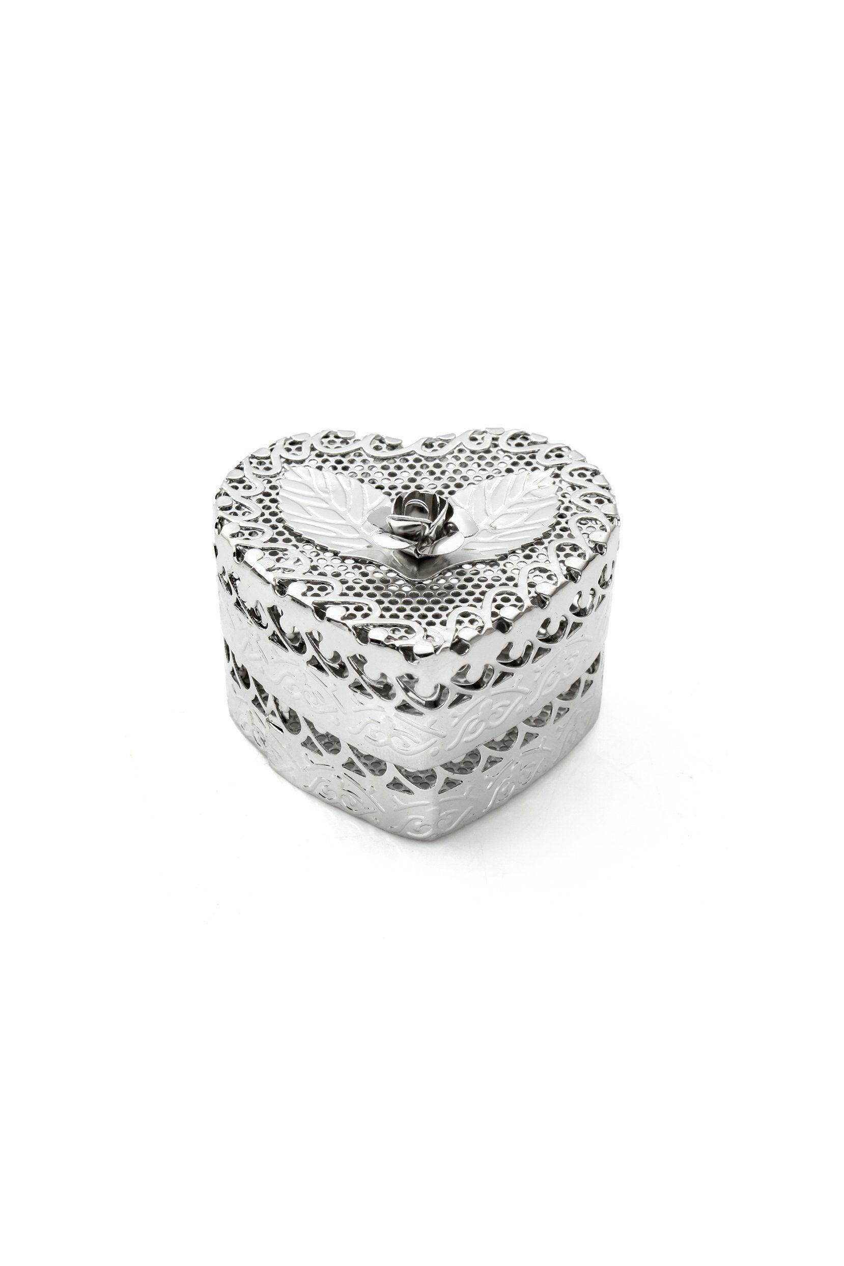 Heart Shape Trinket Boxes for Favors Treats Jewelries CGF0095 (Set of 6 pcs) - COCOMELODY