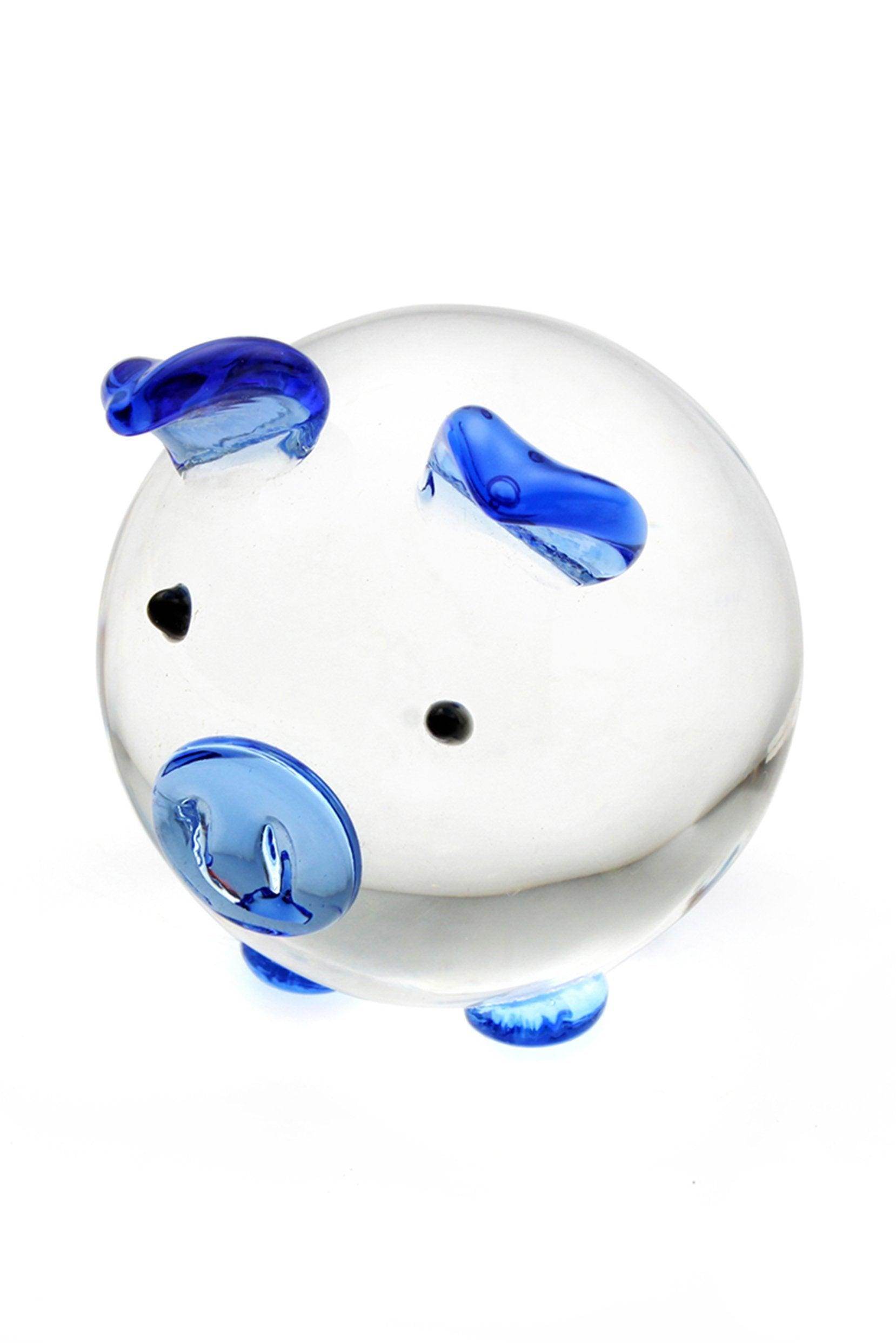 Crystal Piglet figurine Mini Animal Collectible Statue Crystal Baby Shower Favor CGF0148 (Set of 6 pcs) - COCOMELODY